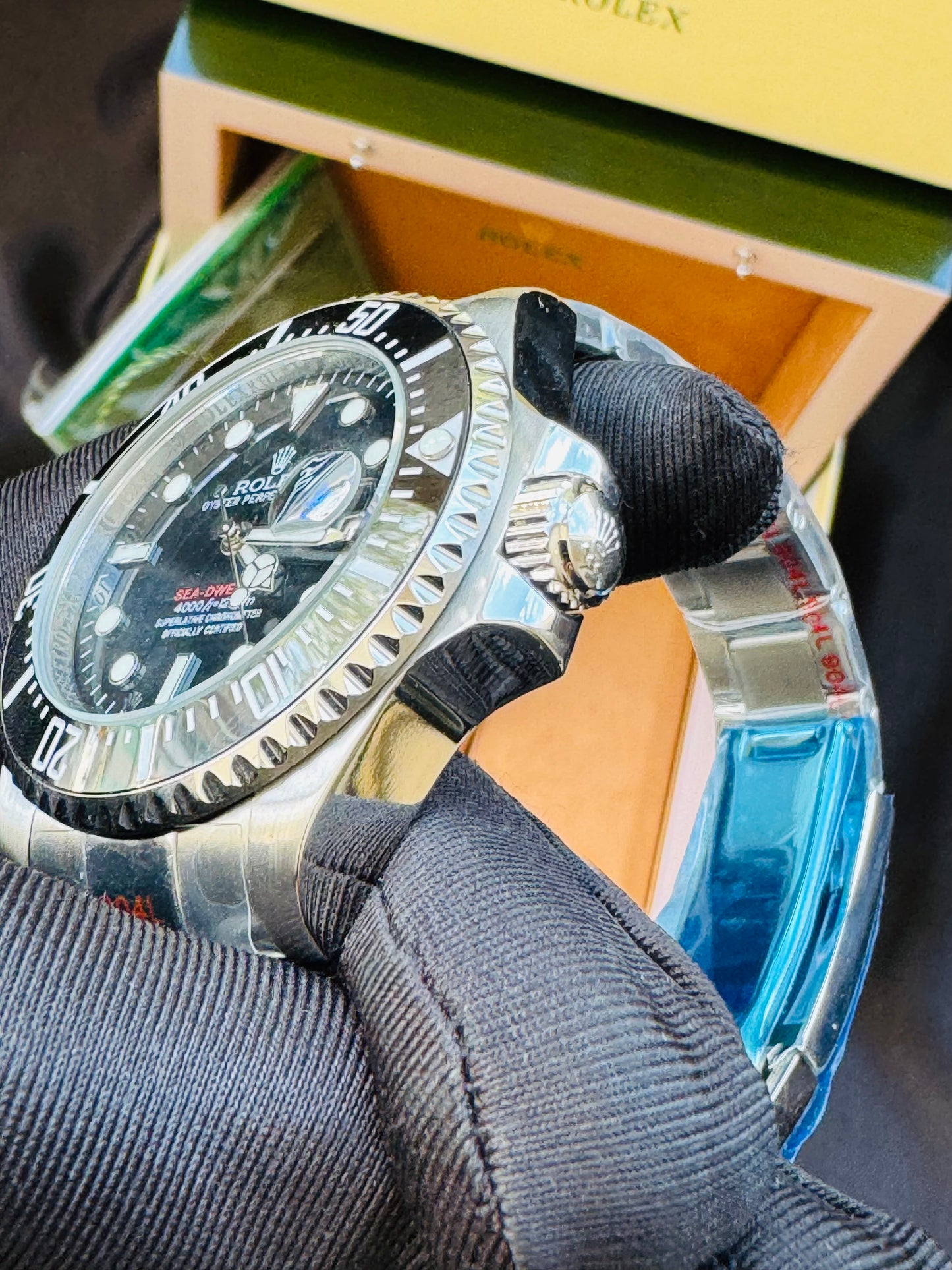 ESPECTACULAR RELOJ ROLEX AUTOMÁTICO SEADWELLER VÁLVULA DE ESCAPE 💨 HERMOSO!!!