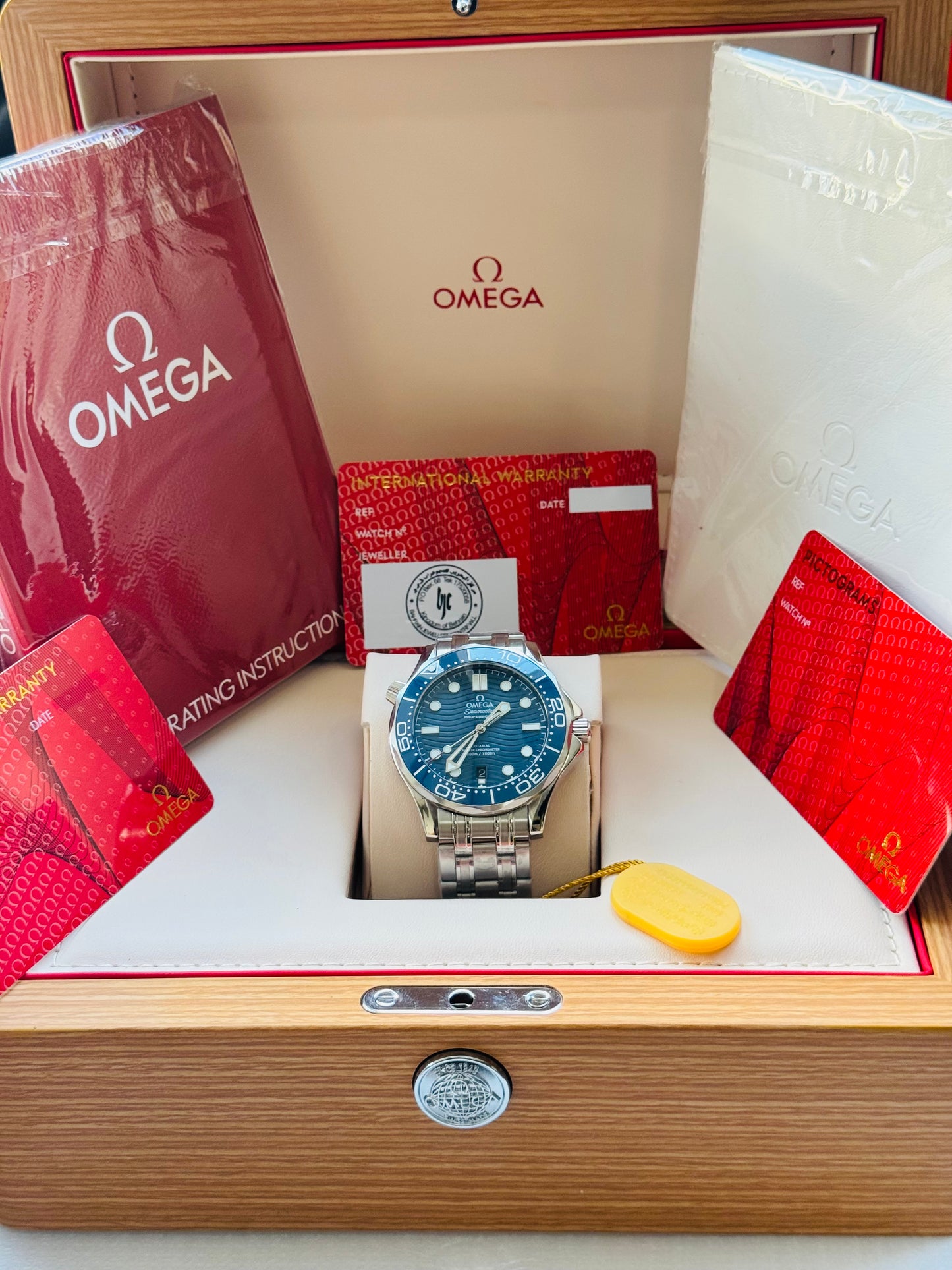 HERMOSO RELOJ OMEGA SEA MASTER AUTOMÁTICO ELEGANTE Y CASUAL!