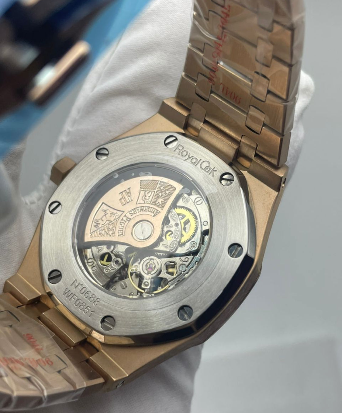 IMPRESIONANTE RELOJ AUTOMÁTICO MECÁNICO AP SKELETON TOURBILLON MÁXIMA CALIDAD 12-A