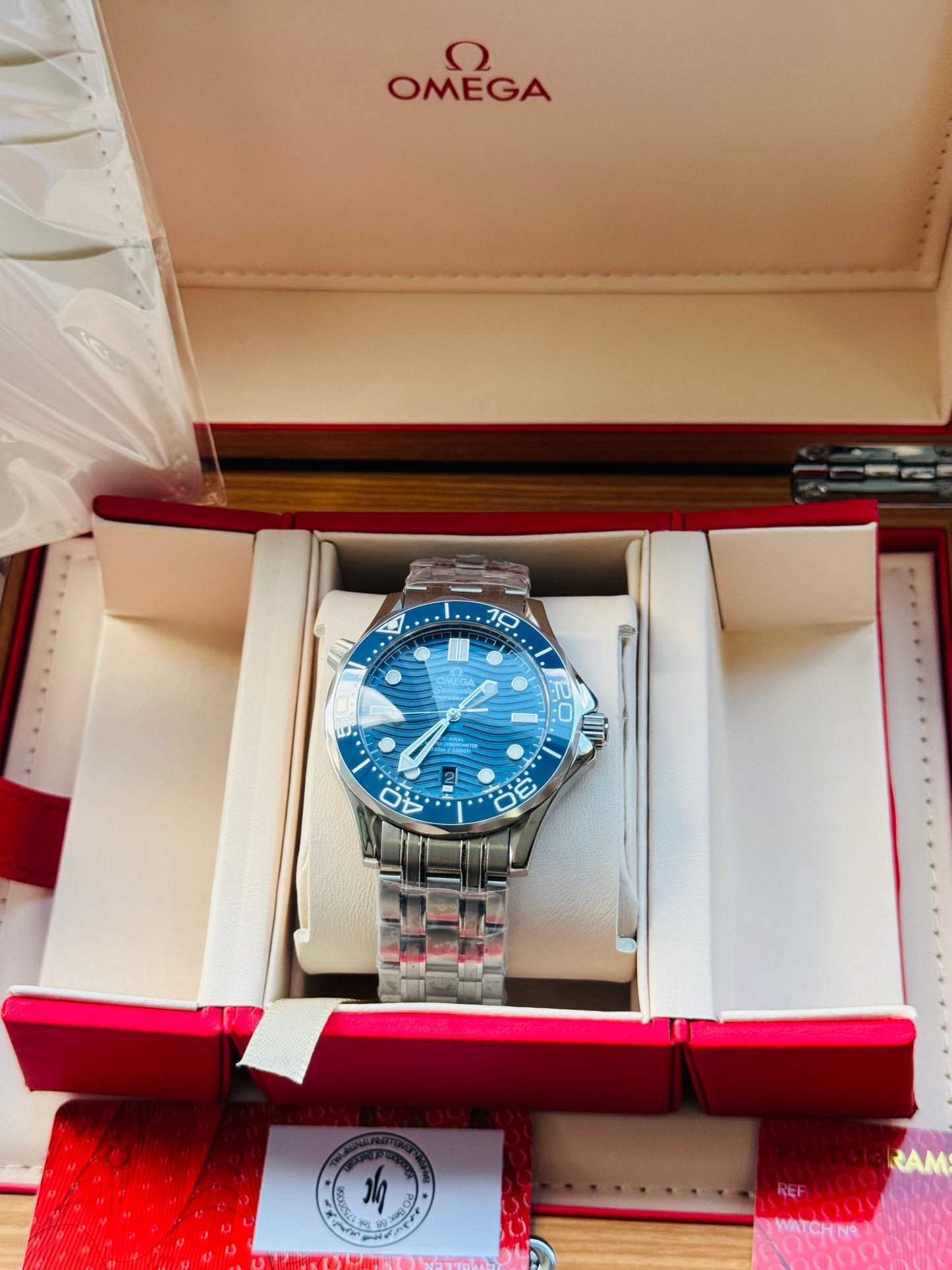 HERMOSO RELOJ OMEGA SEA MASTER AUTOMÁTICO ELEGANTE Y CASUAL!
