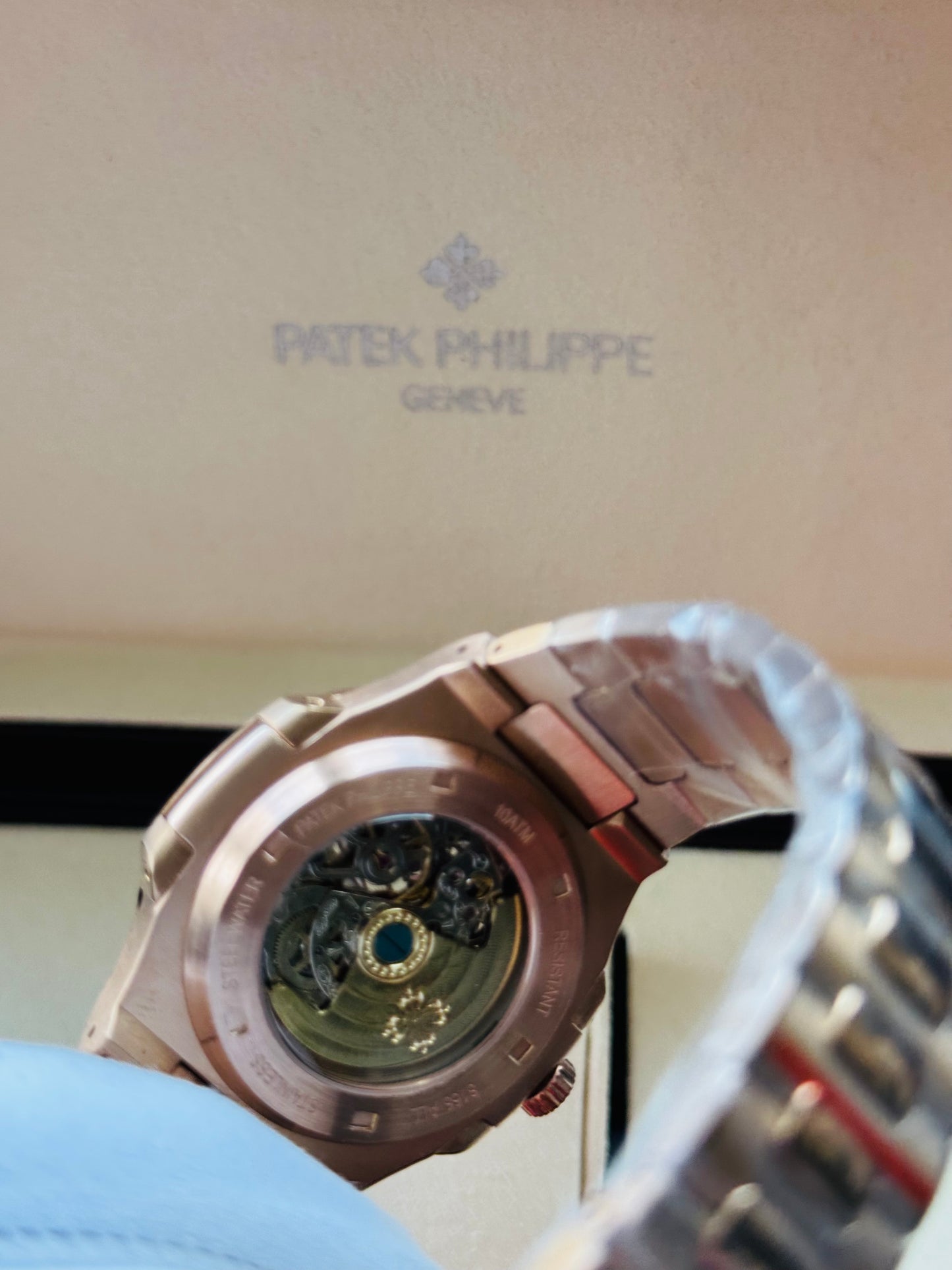 MÁXIMO LUJO RELOJ AUTOMÁTICO MECÁNICO SKELETON PPHILIPPE