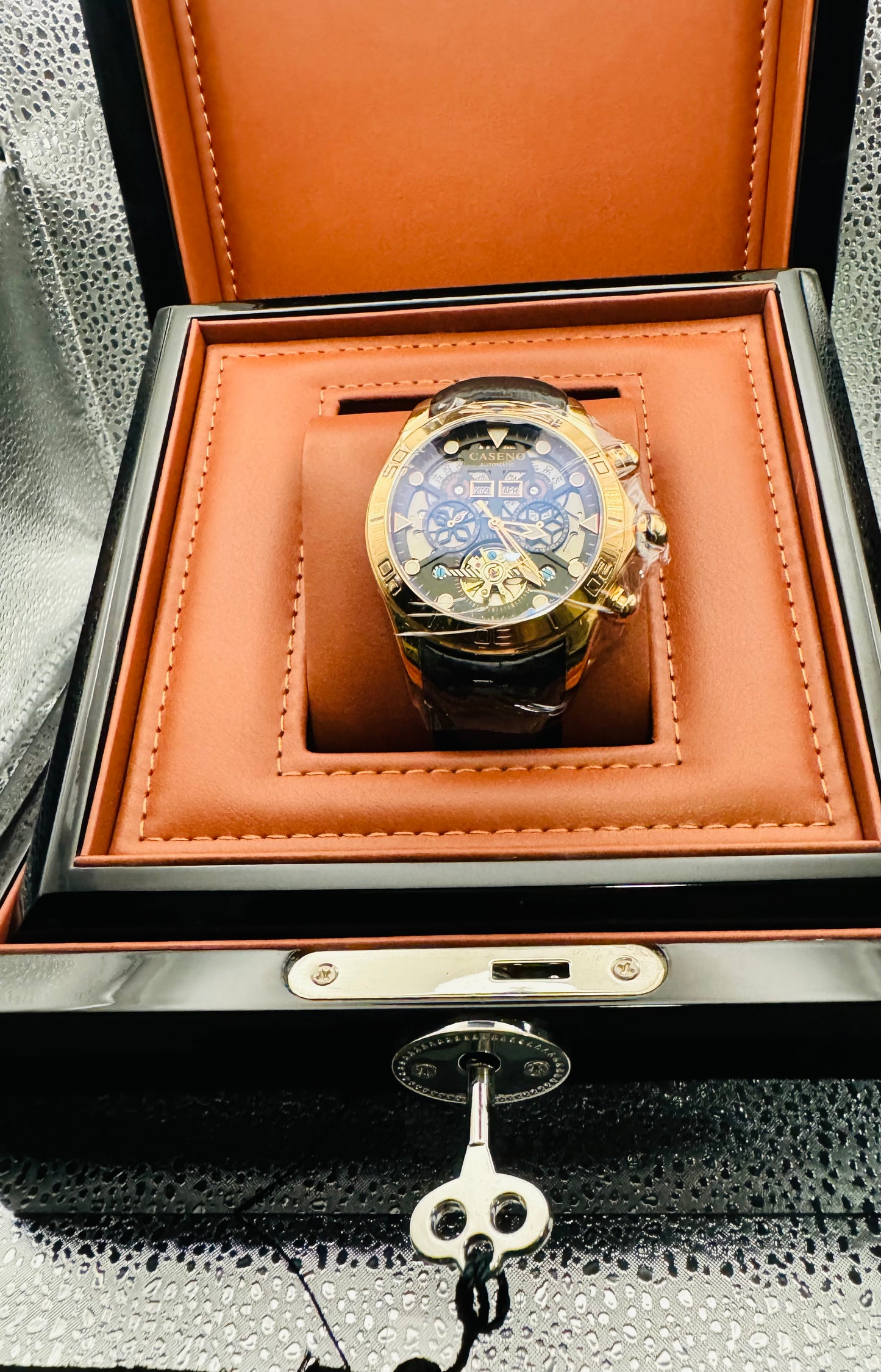 IMPRESIONANTE GRANDE Y PESADO RELOJ AUTOMÁTICO MECÁNICO SKELETON TOURBILLON 💯% ORIGINAL MÚLTIPLES COMPLICACIONES FUNCIONALES! GRAN CALIDAD A UN SÚPER PRECIO!