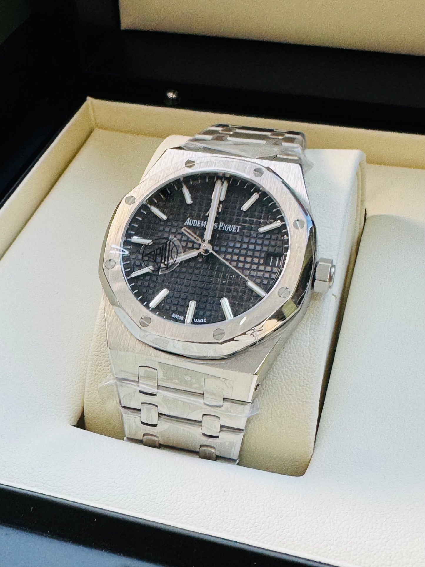 MÁXIMO LUJO IMPONENTE RELOJ AUTOMÁTICO AUDEMARS PIGUET ROYAL OAK SPECIAL EDITION!