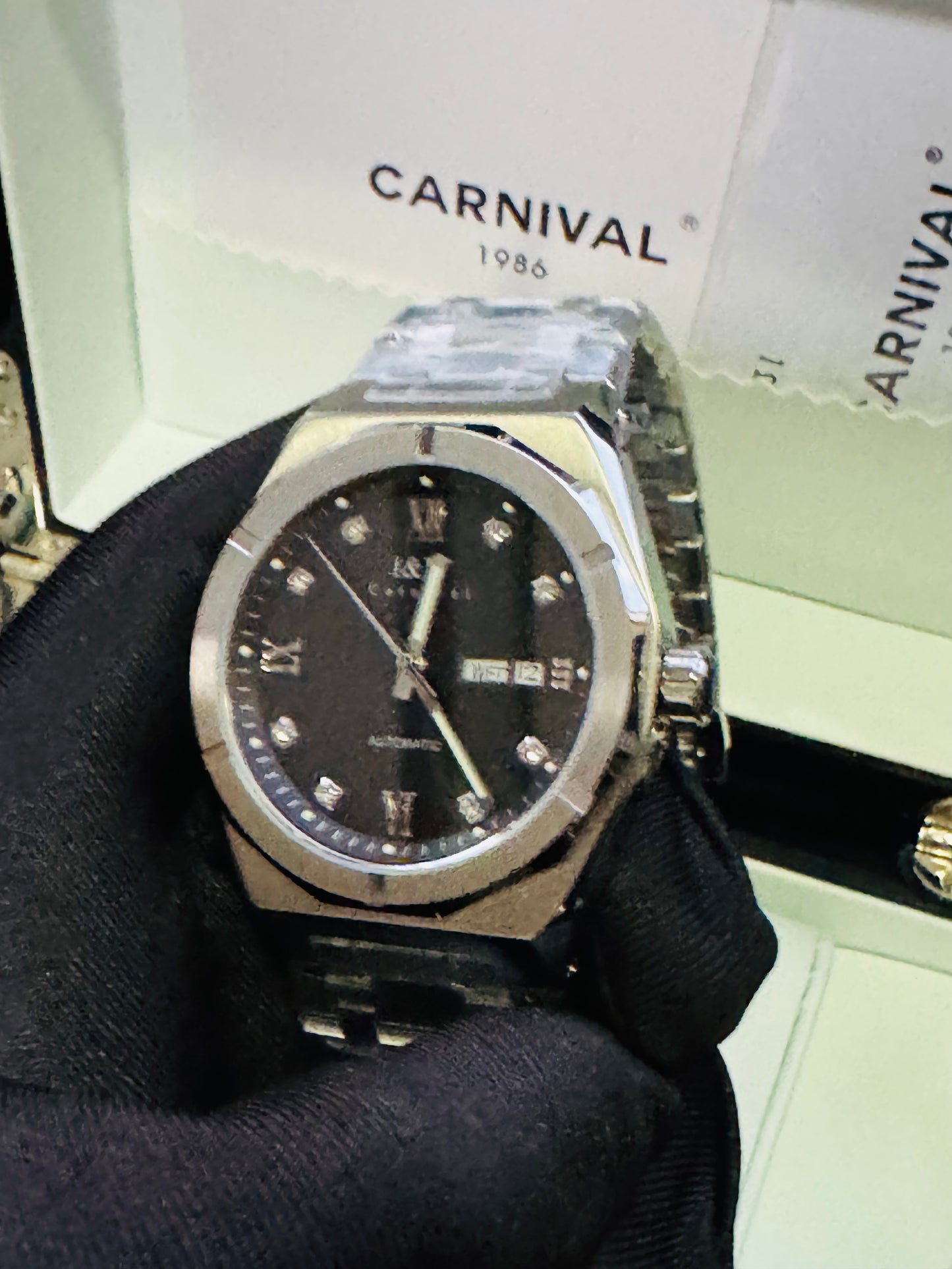 IMPRESIONANTE RELOJ AUTOMÁTICO MECÁNICO I & W CARNIVAL 💯% ORIGINAL