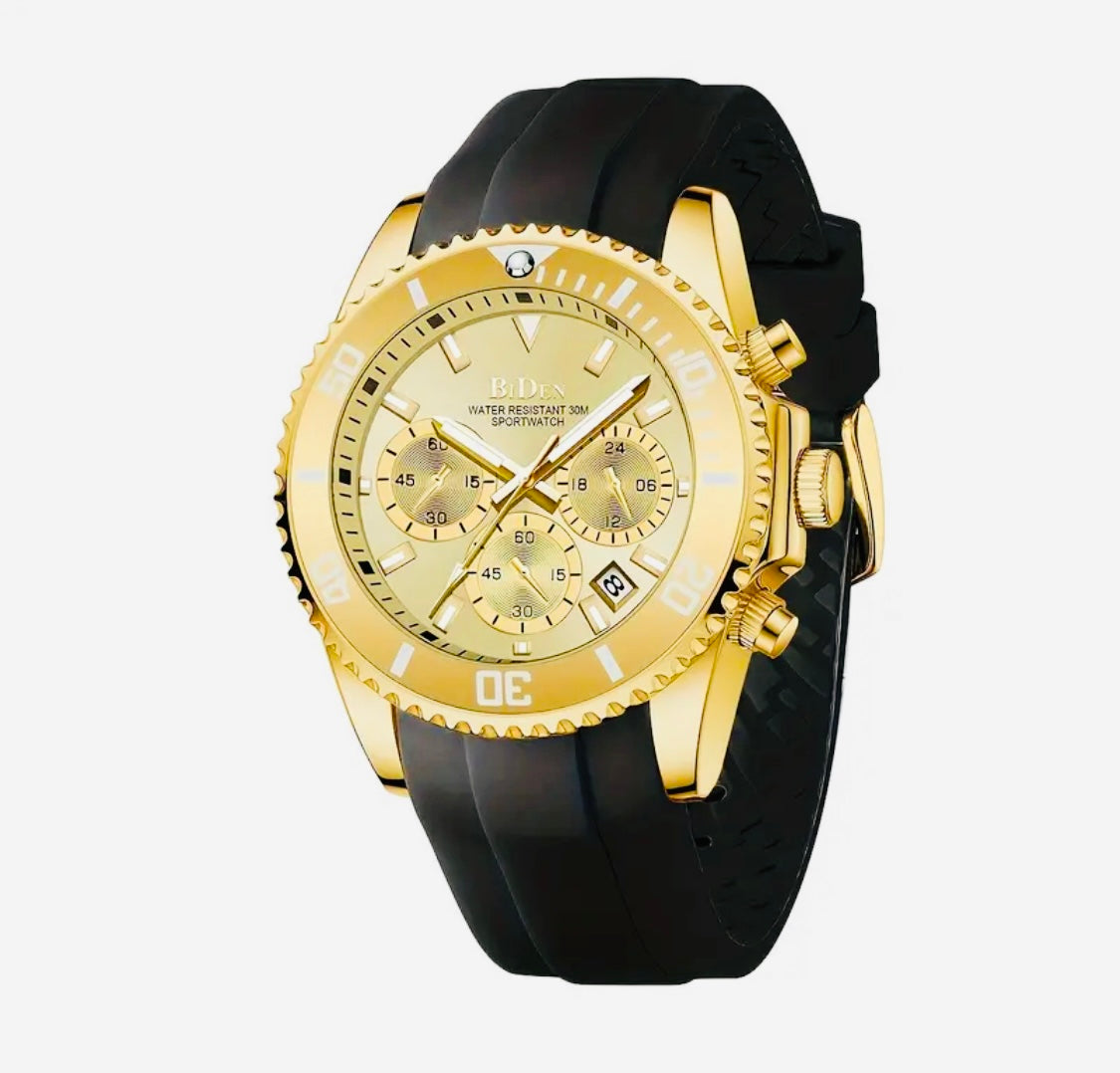 Hermoso Reloj de Cuarzo Múltiples funciones.