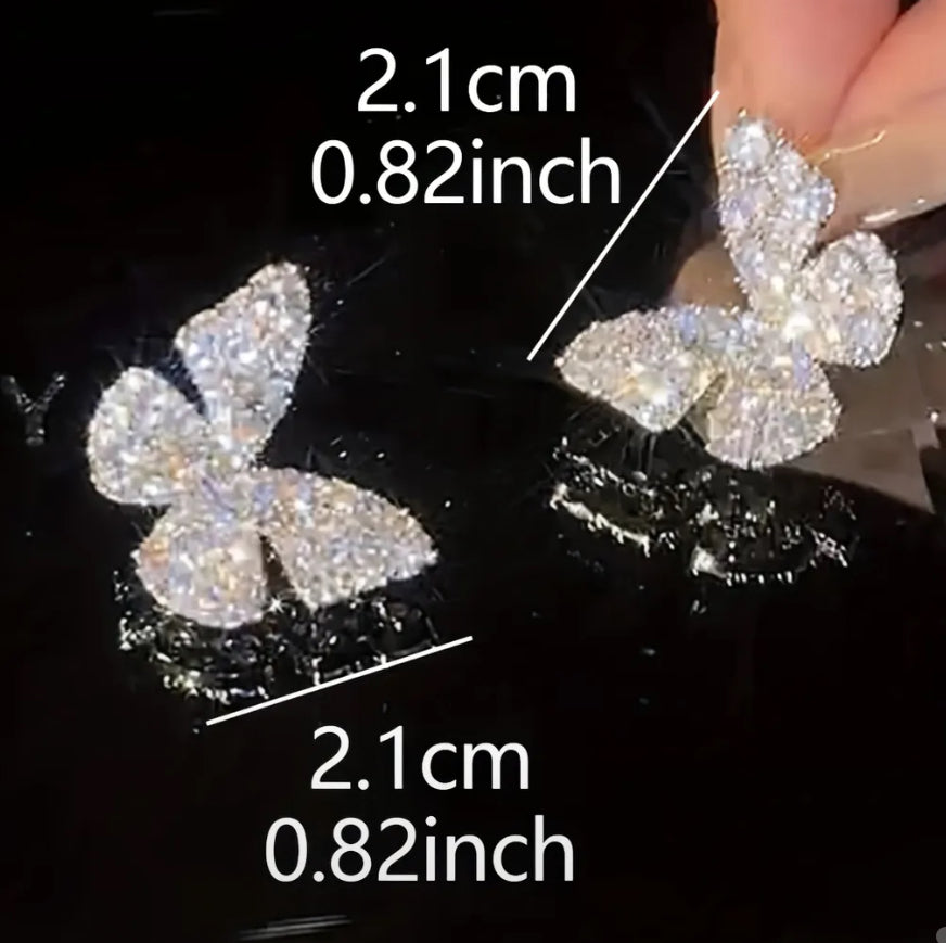 Bonitos Aretes de Mariposa Hipoalergenicos- Ideal para regalo 🎁