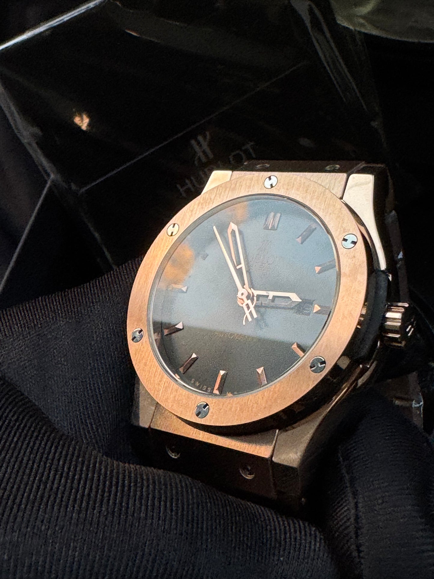 HERMOSO RELOJ HUBLOT AUTOMÁTICO MECÁNICO GRAN PRESENCIA