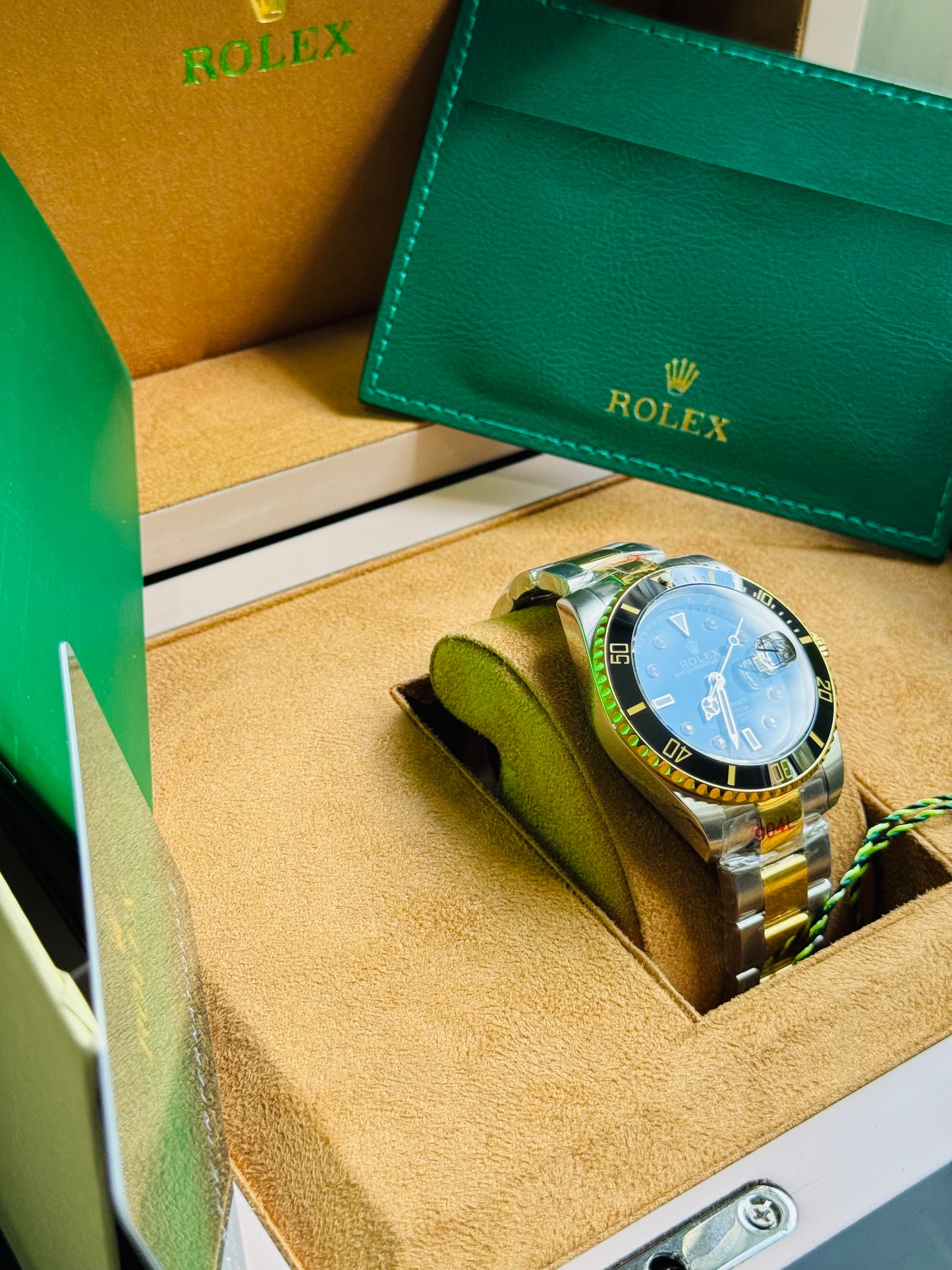 ATEMPORAL ROLEX OYSTER PERPETUAL DATE- CALIDAD Y DISTINCIÓN- FECHADOR - LUMINOSO- CRISTAL ZAFIRO- JOYAS 💎 ETC