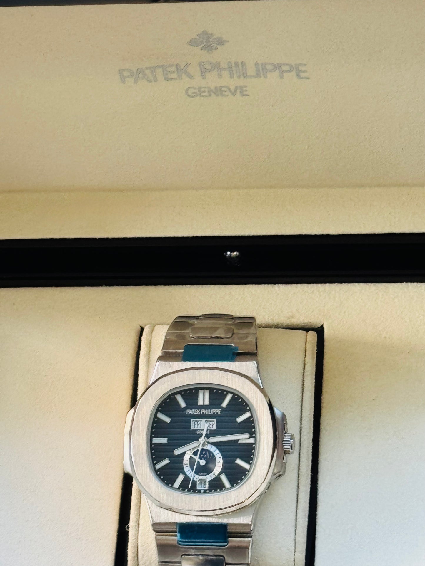 EXCLUSIVO RELOJ AUTOMÁTICO PATEK PHILIPPE MULTIPLES COMPLICACIONES!