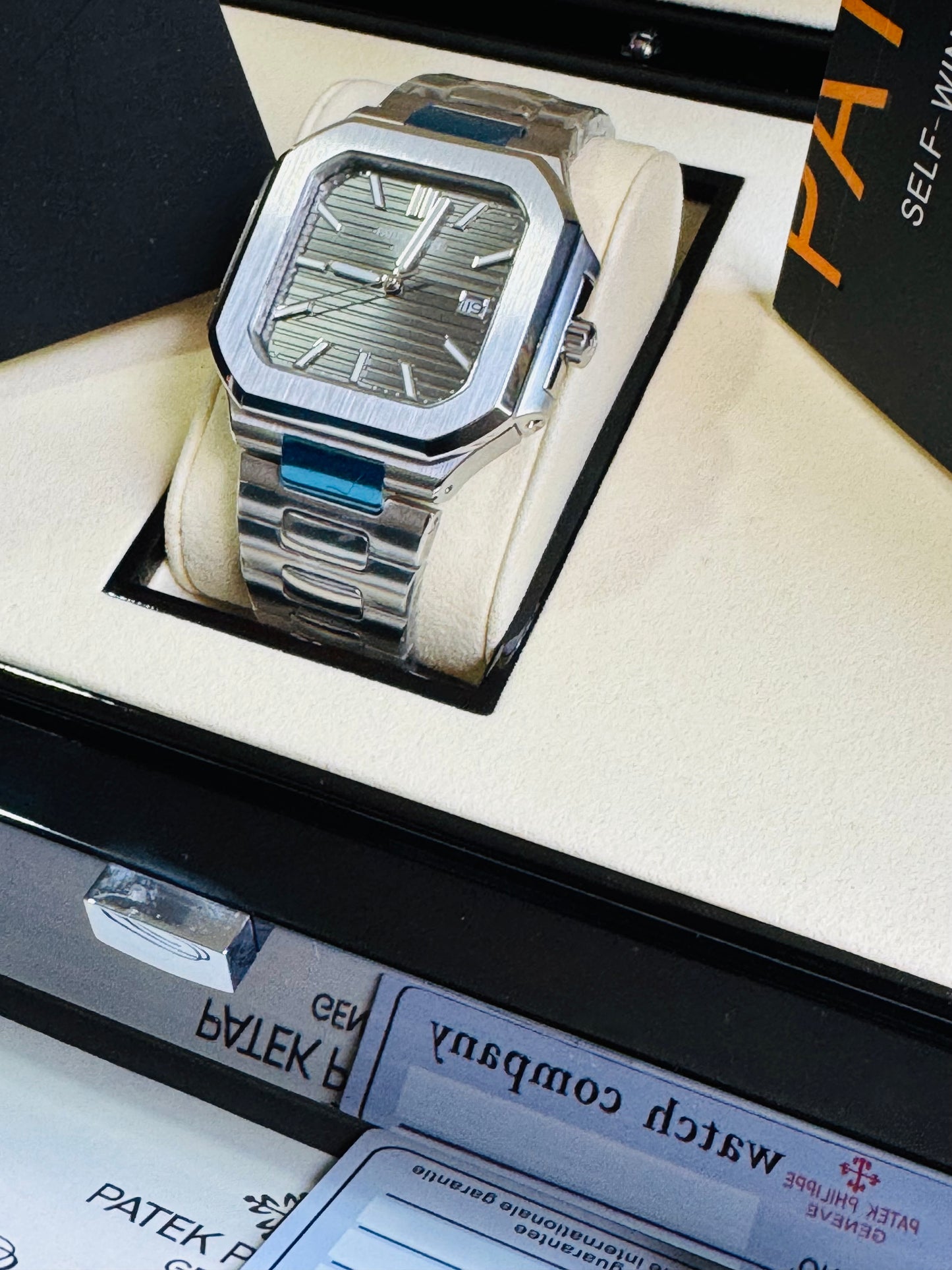 EXCLUSIVO RELOJ PATEK PHILIPPE AUTOMÁTICO- FECHADOR- JOYAS 💎- CRISTAL ZAFIRO- LUMINOSO- ÚLTIMO Y MÁS NUEVO DISEÑO!!!
PRECIO: A TRATAR 

No se hacen Envíos 🚚 

Ventas solo en Cancún 

Información por WHATSAPP 99 81 92 84  65