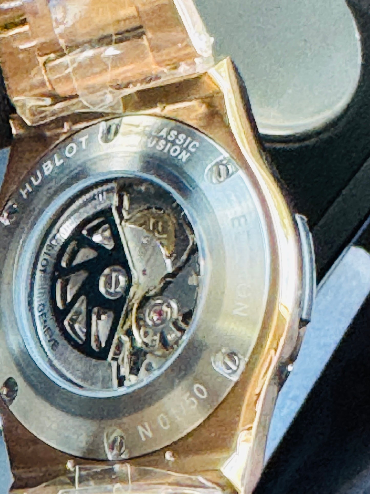 MÁXIMO LUJO! EXCLUSIVO HUBLOT AUTOMÁTICO CARATULA TIPO DIAMANTE 💎 Y LIJA! ELEGANCIA TOTAL!