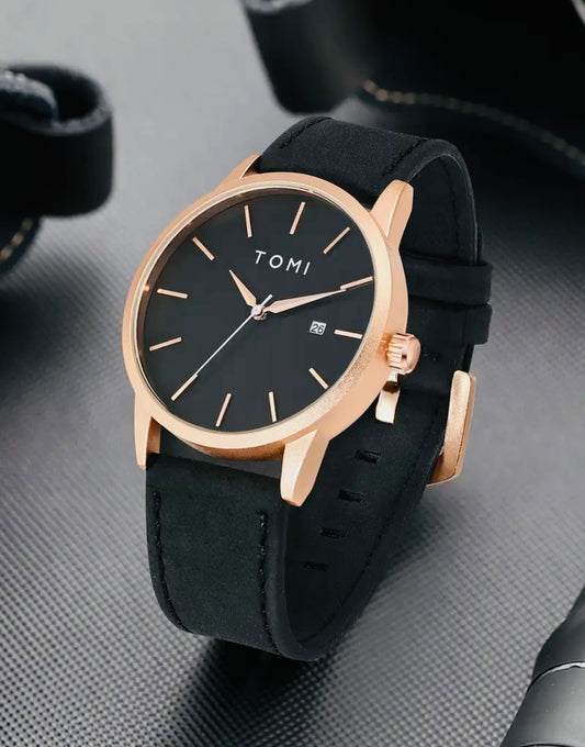 Elegante y Minimalista Reloj TOMI Movimiento de Cuarzo 💯% Original Perfecto para Regalo 🎁