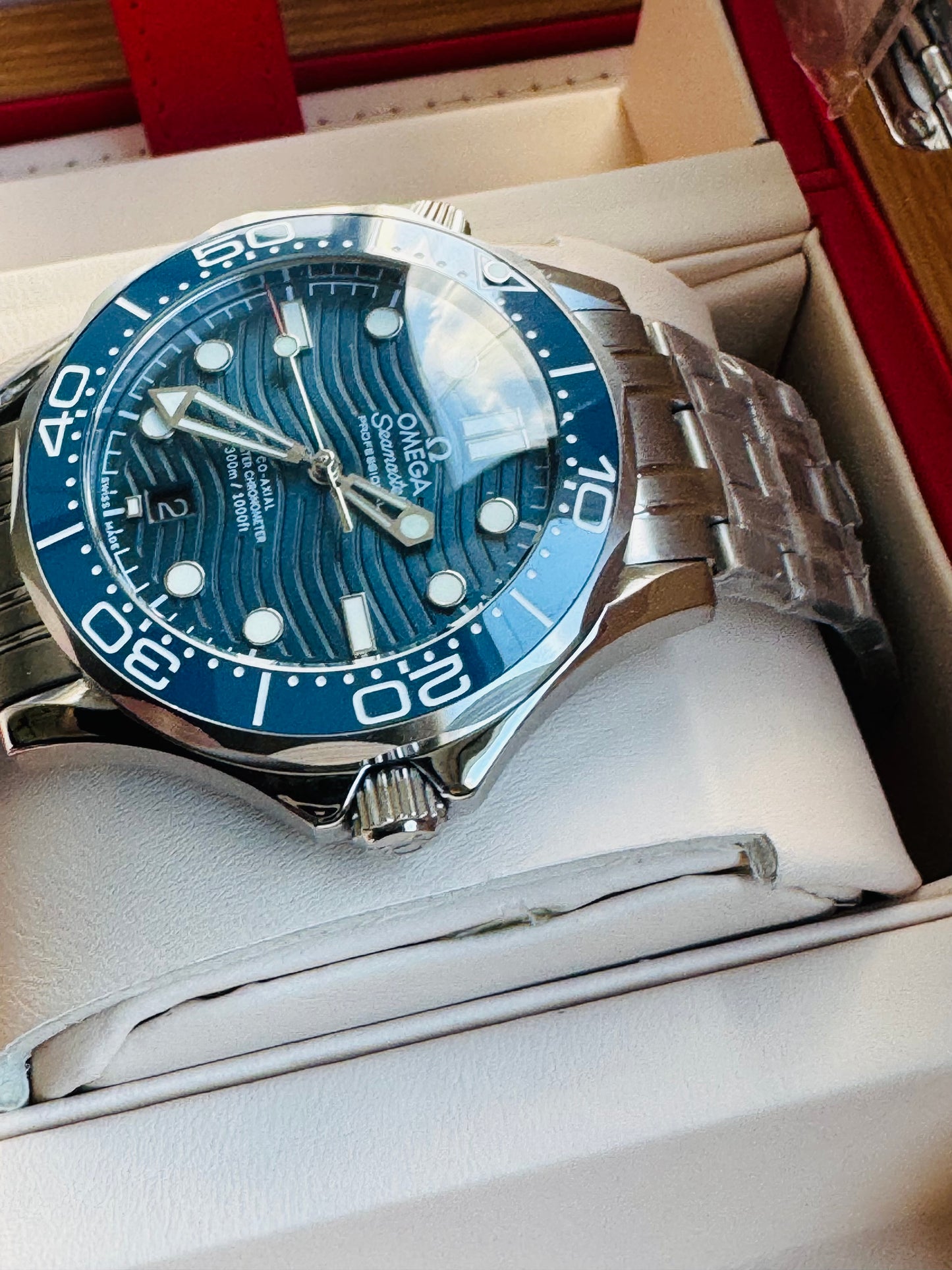 HERMOSO RELOJ OMEGA SEA MASTER AUTOMÁTICO ELEGANTE Y CASUAL!