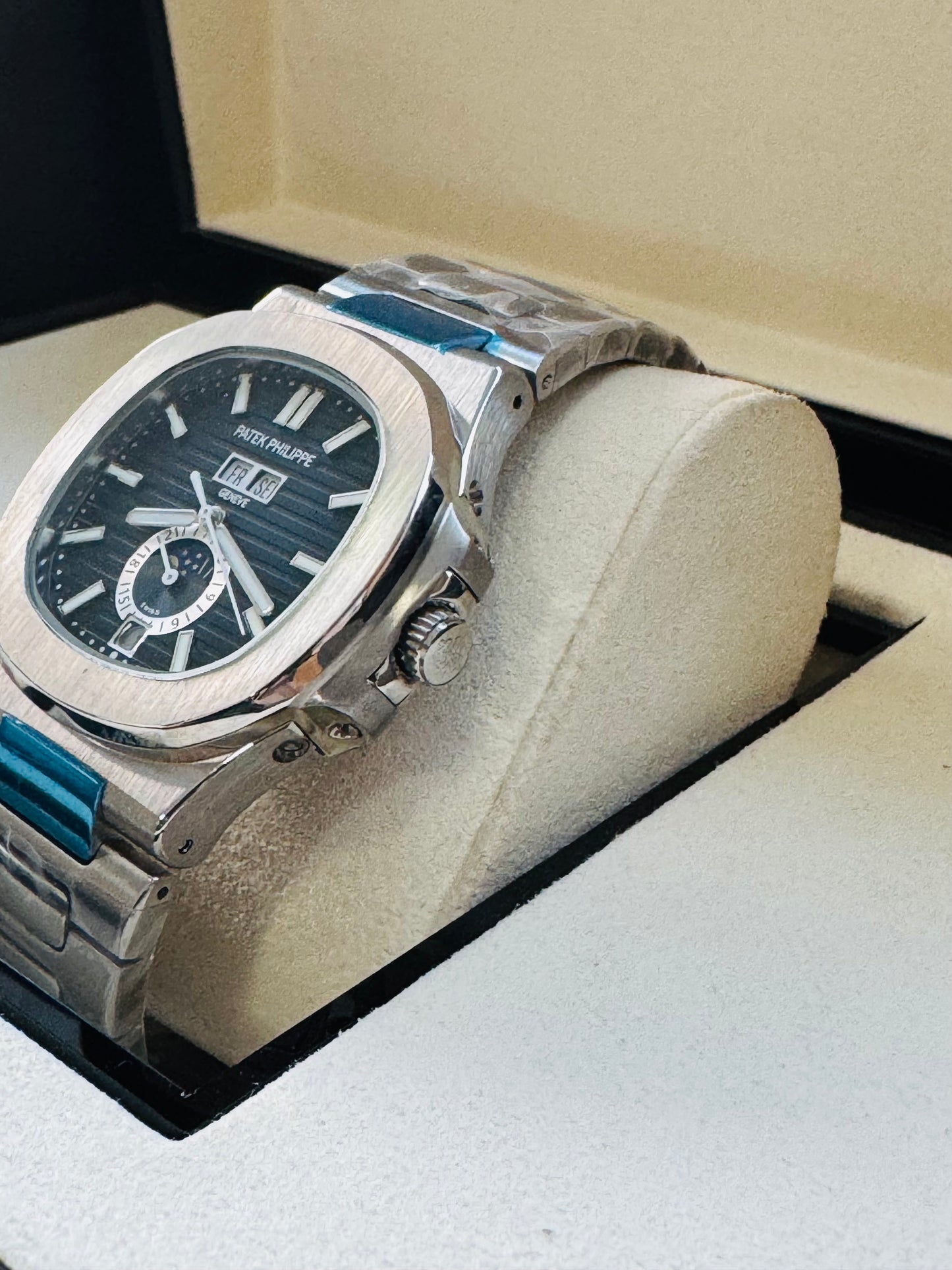 EXCLUSIVO RELOJ AUTOMÁTICO PATEK PHILIPPE MULTIPLES COMPLICACIONES!