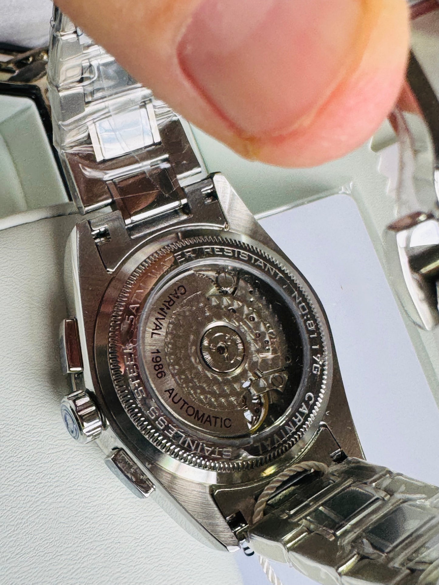 INNOVADOR DISEÑO RELOJ TOURBILLON-AUTOMÁTICO MECÁNICO TUNGSTENO DE LUJO -CRISTAL ZAFIRO-LUMINOSO- ESPECTACULAR BRAZALETE TUNGSTENO DE ALTA CALIDAD!!! MÚLTIPLES COMPLICACIONES-SEMANARIO-MES-FECHADOR-MOVIMIENTO HUECO-DESCARGADOR AUTOMÁTICO DE PRESIÓN- ETC
