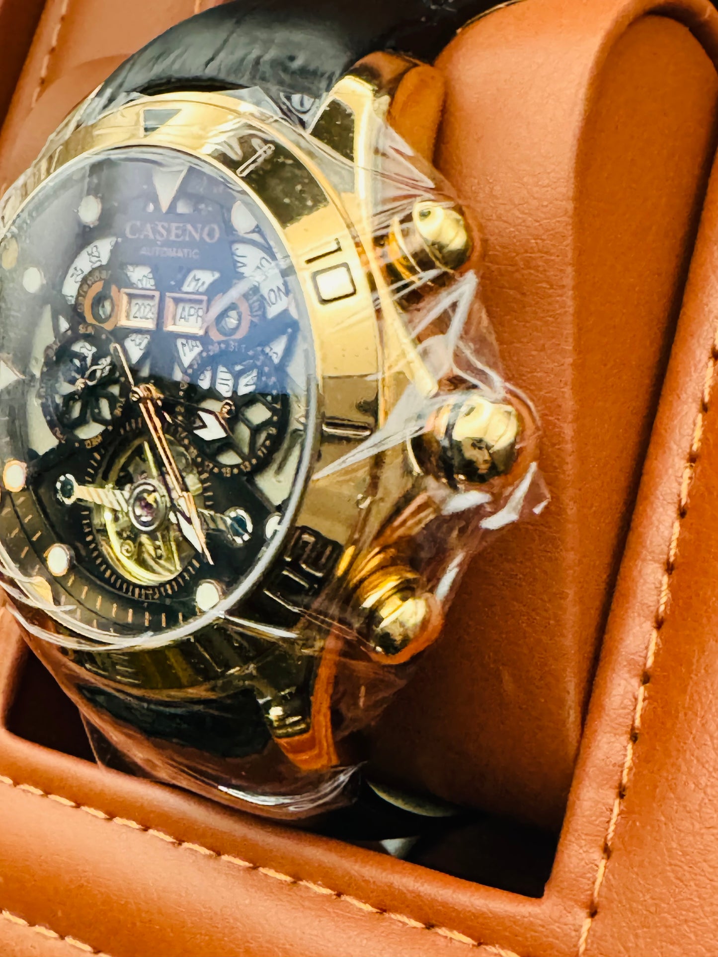 IMPRESIONANTE GRANDE Y PESADO RELOJ AUTOMÁTICO MECÁNICO SKELETON TOURBILLON 💯% ORIGINAL MÚLTIPLES COMPLICACIONES FUNCIONALES! GRAN CALIDAD A UN SÚPER PRECIO!