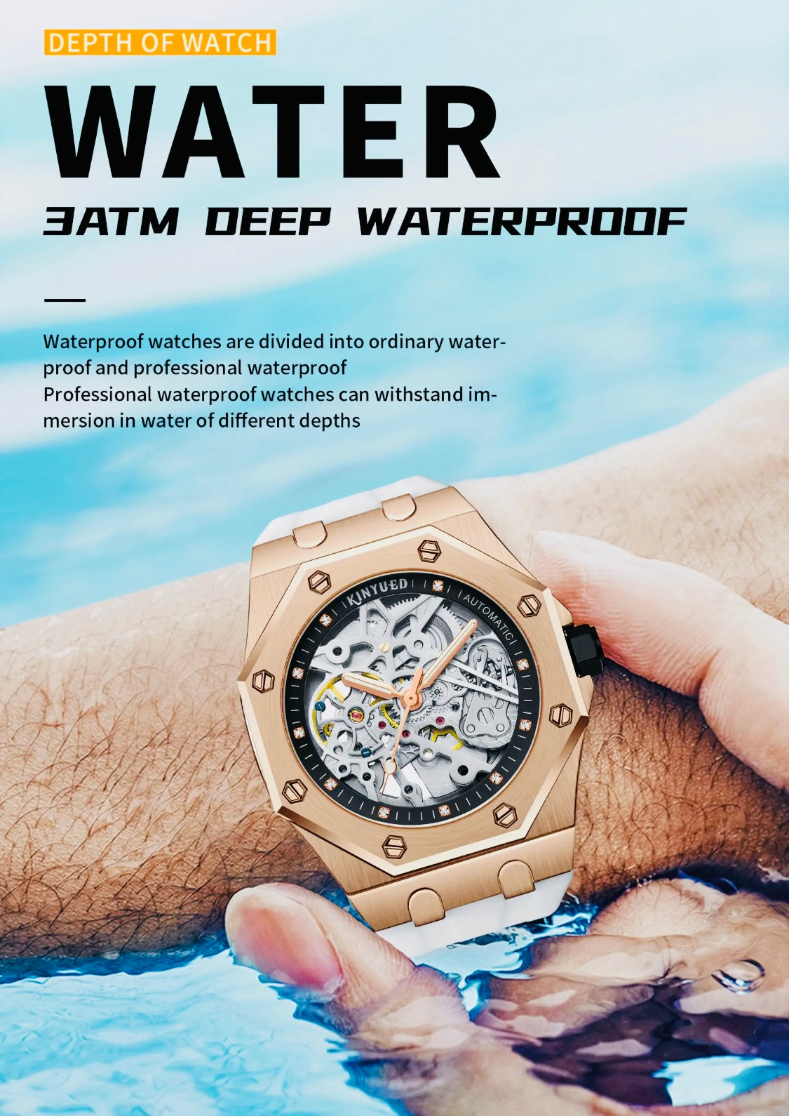 Hermoso Reloj Automático Mecánico 100% Original