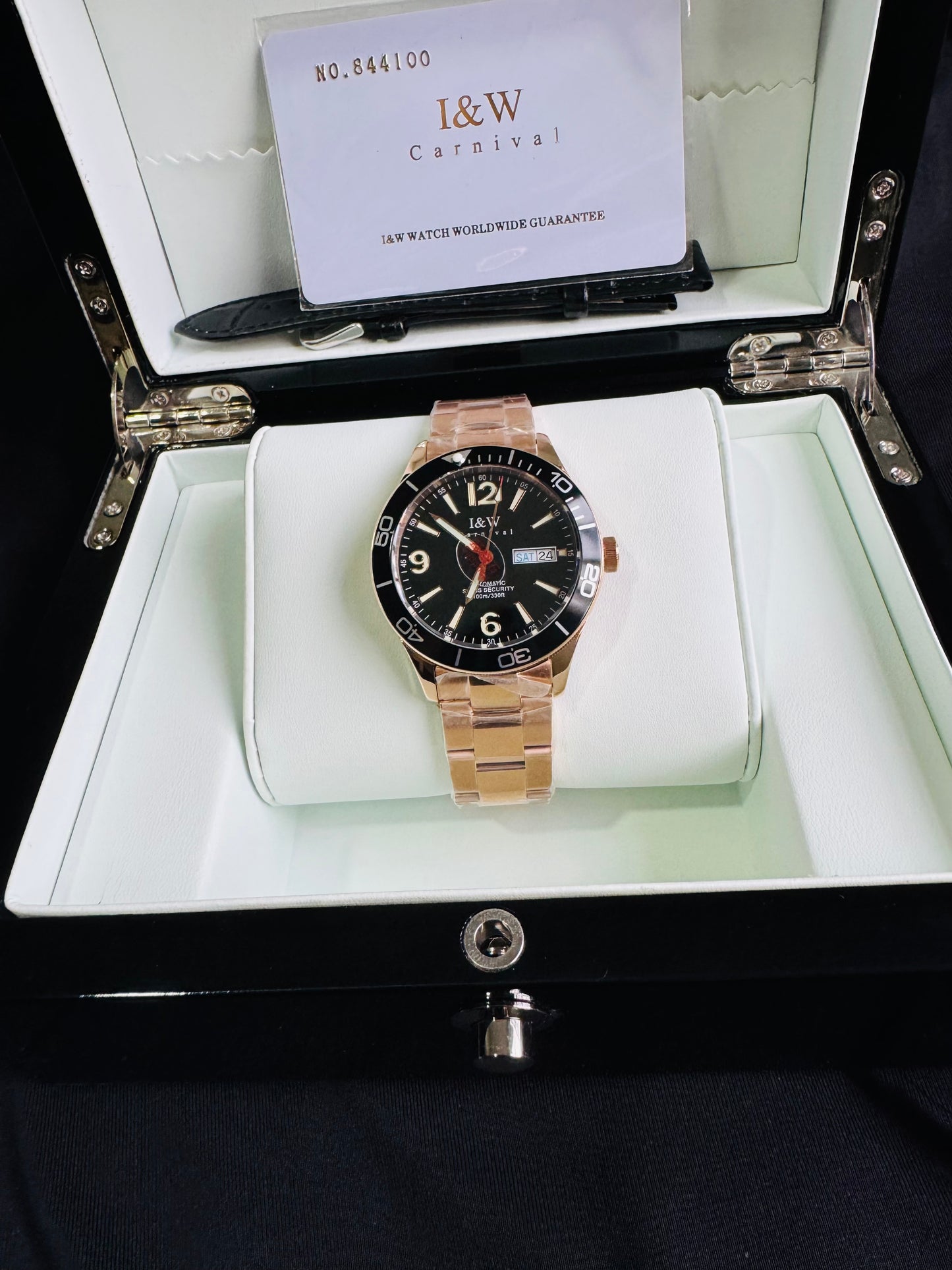 ESPECTACULAR RELOJ AUTOMÁTICO MECÁNICO PARA BUCEO 100 M.-CRISTAL ZAFIRO-LUMINOSO-ALTA CALIDAD-SHARK SERIES DIVING WATCH