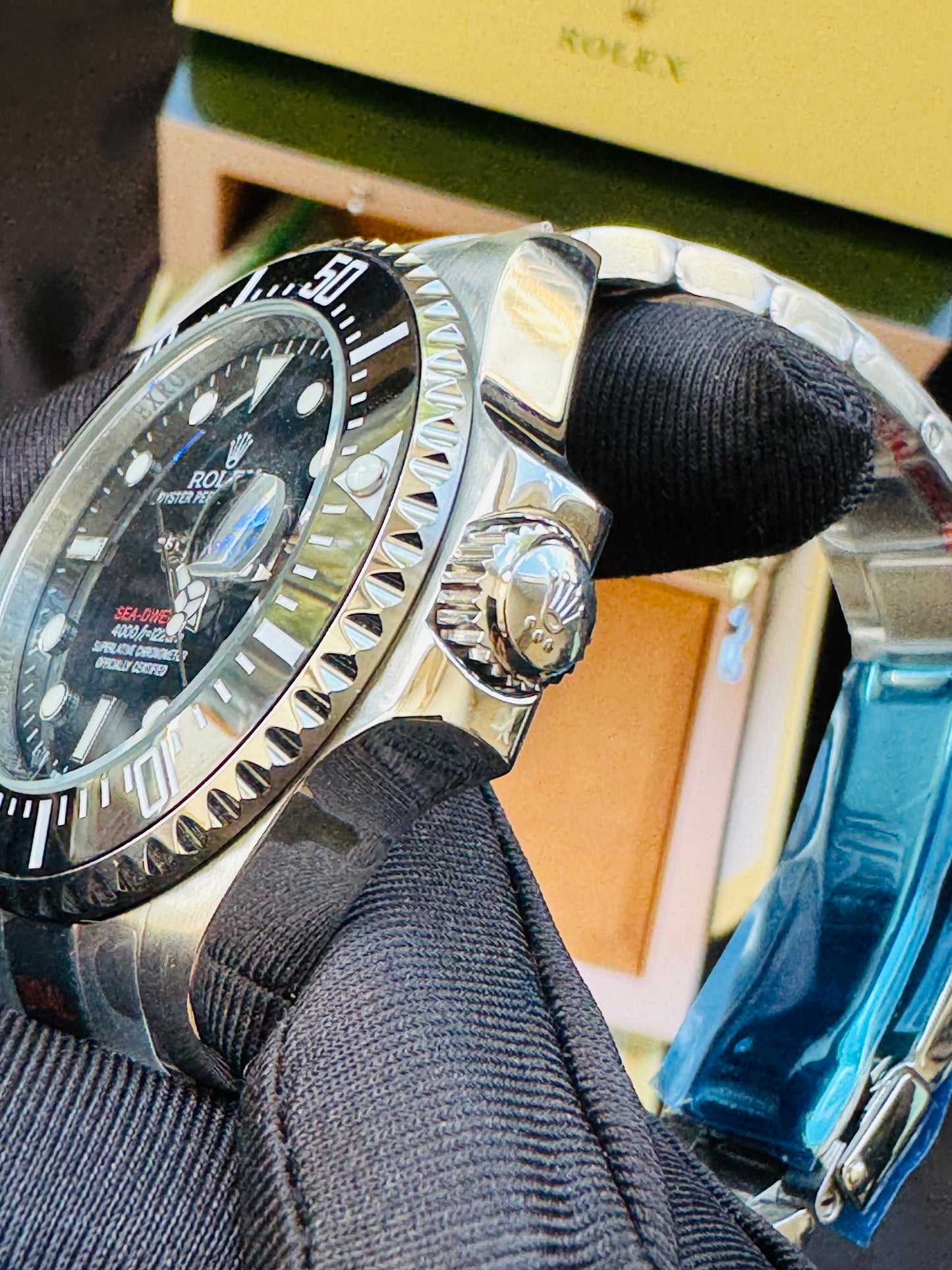 ESPECTACULAR RELOJ ROLEX AUTOMÁTICO SEADWELLER VÁLVULA DE ESCAPE 💨 HERMOSO!!!