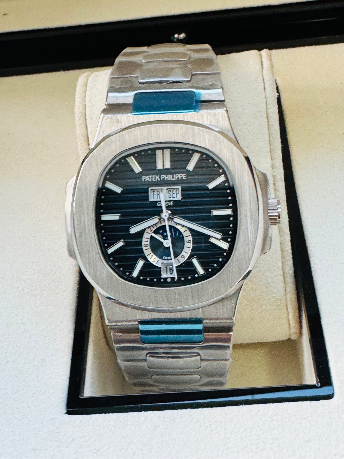 EXCLUSIVO RELOJ AUTOMÁTICO PATEK PHILIPPE MULTIPLES COMPLICACIONES!