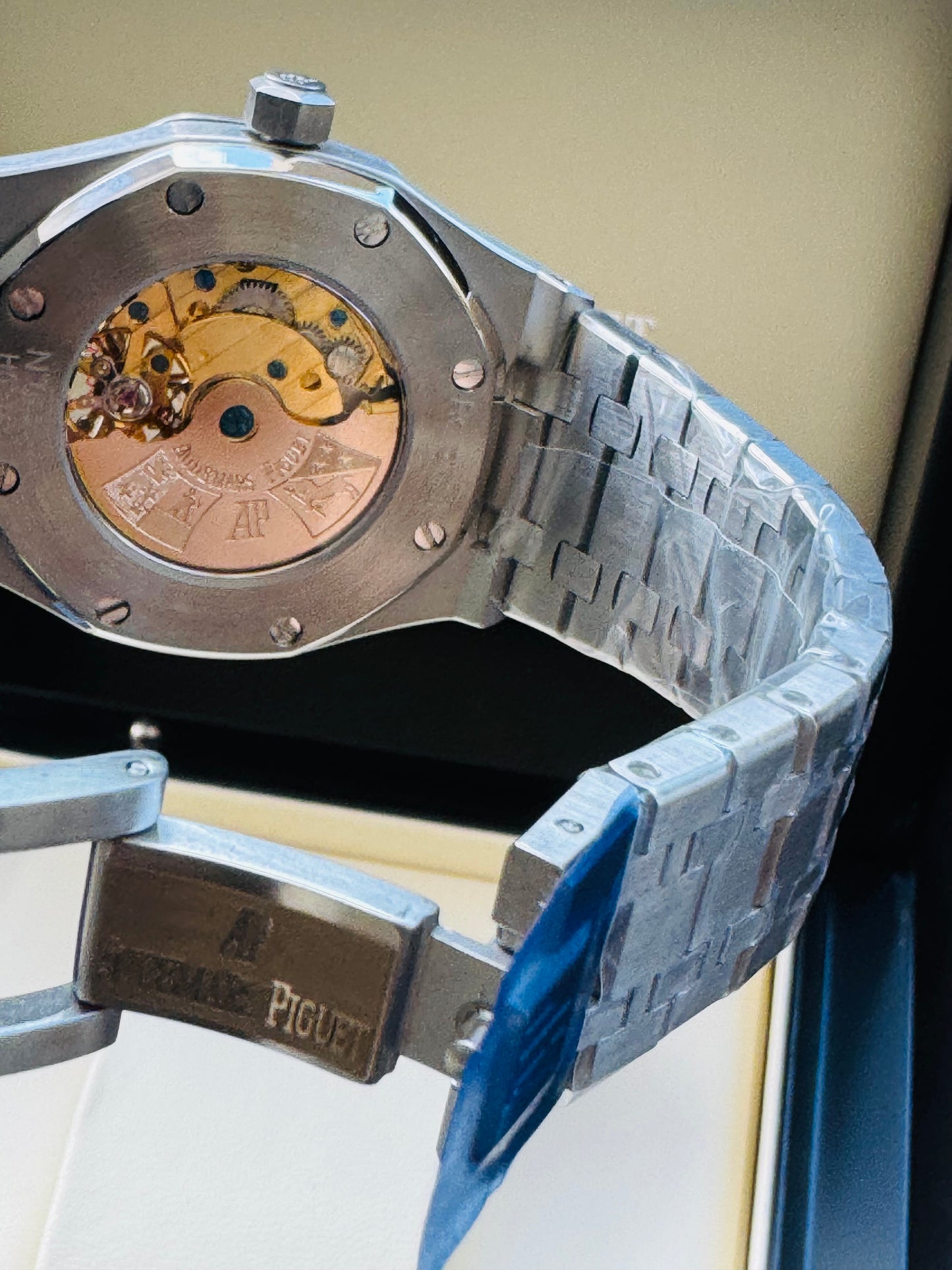 Increíble Reloj Audemars P. ROYAL OAK Automático Mecánico-Tourbillon-Máximo lujo y Calidad! Luminoso Etcétera-Disponible con Carátula Negra y Carátula Azul.