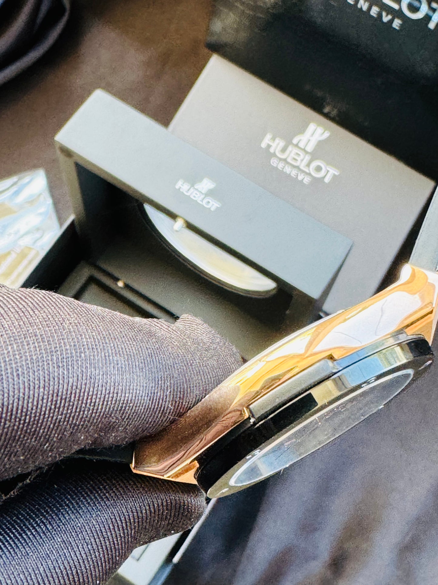 ELEGANTE Y SOFISTICADO DISEÑO RELOJ AUTOMÁTICO MECÁNICO HUBLOT EDICIÓN ESPECIAL CLÁSSIC FUSION!