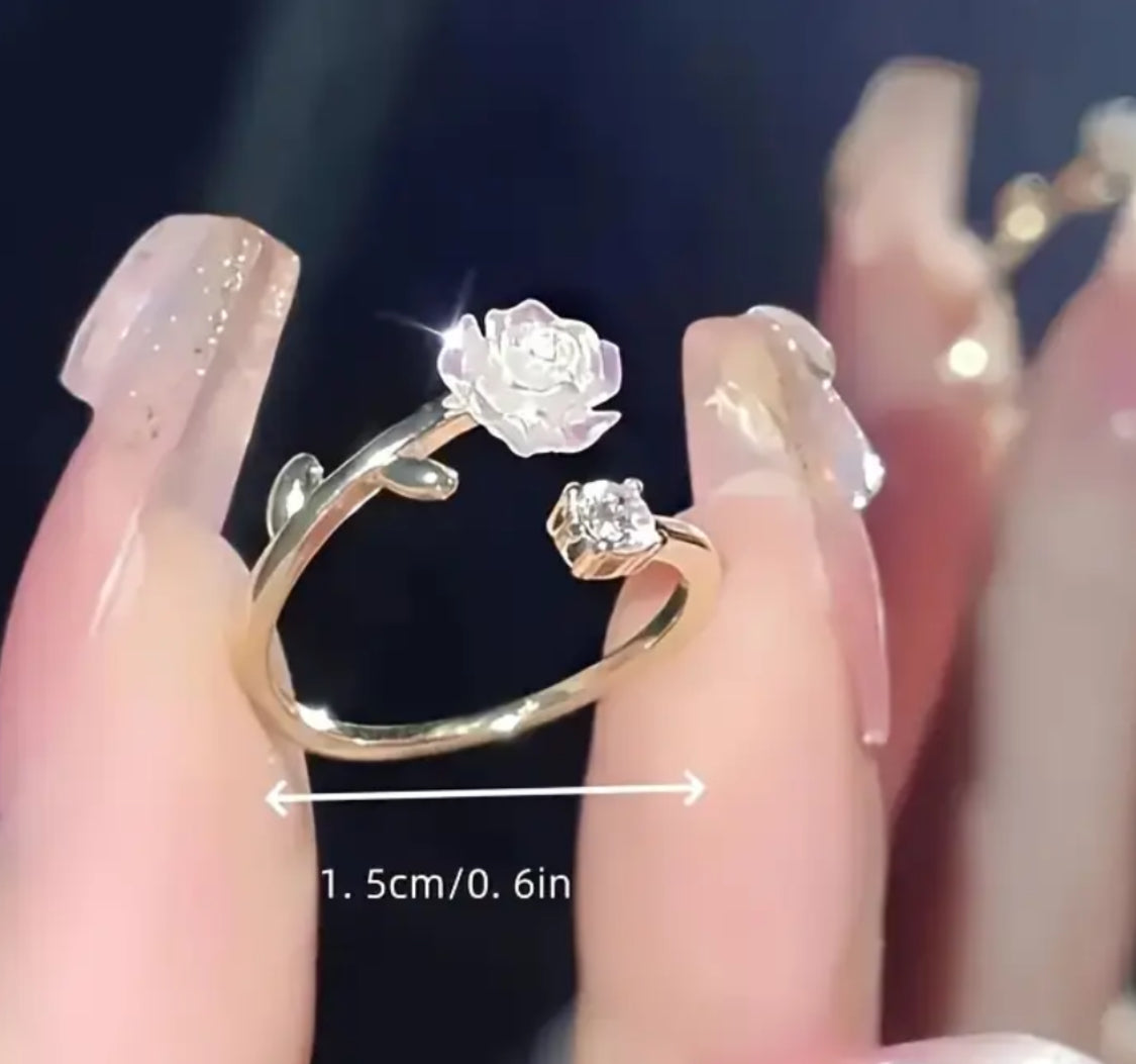 Hermoso Anillo Unitalla Hipoalergenico Ajustable Perfecto para Regalo