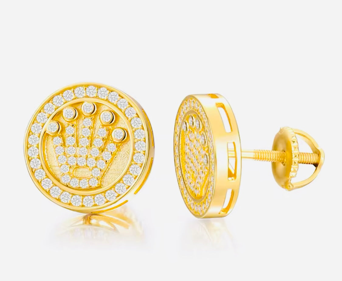 Distinguidos Aretes de Alta Gama Tipo Ro-lex Hipoalergenicos