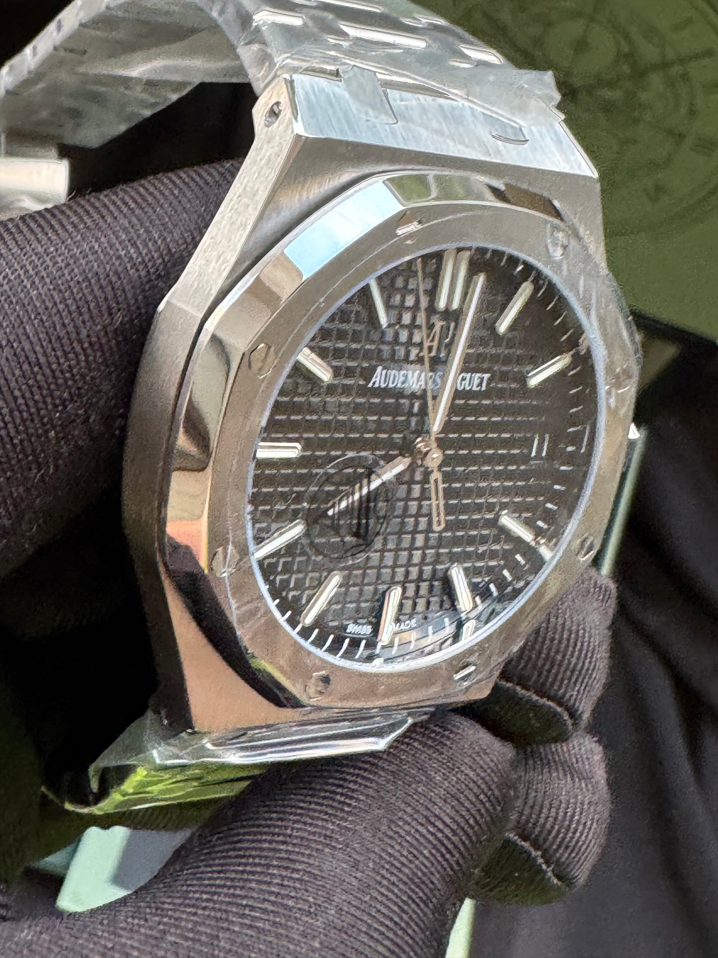 MÁXIMO LUJO IMPONENTE RELOJ AUTOMÁTICO AUDEMARS PIGUET ROYAL OAK SPECIAL EDITION!