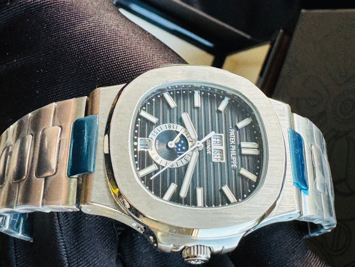 EXCLUSIVO RELOJ AUTOMÁTICO PATEK PHILIPPE MULTIPLES COMPLICACIONES!