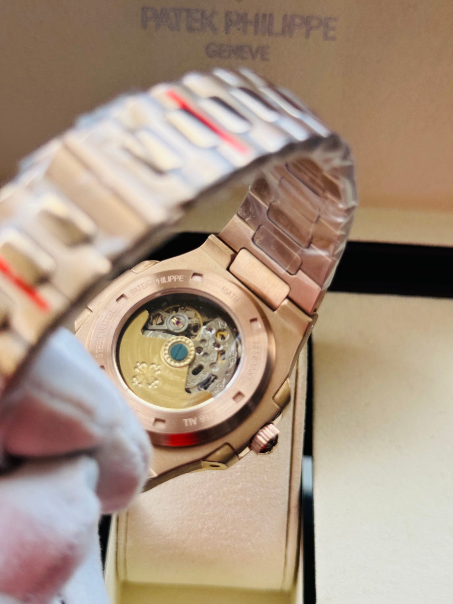 MÁXIMO LUJO RELOJ AUTOMÁTICO MECÁNICO SKELETON PPHILIPPE