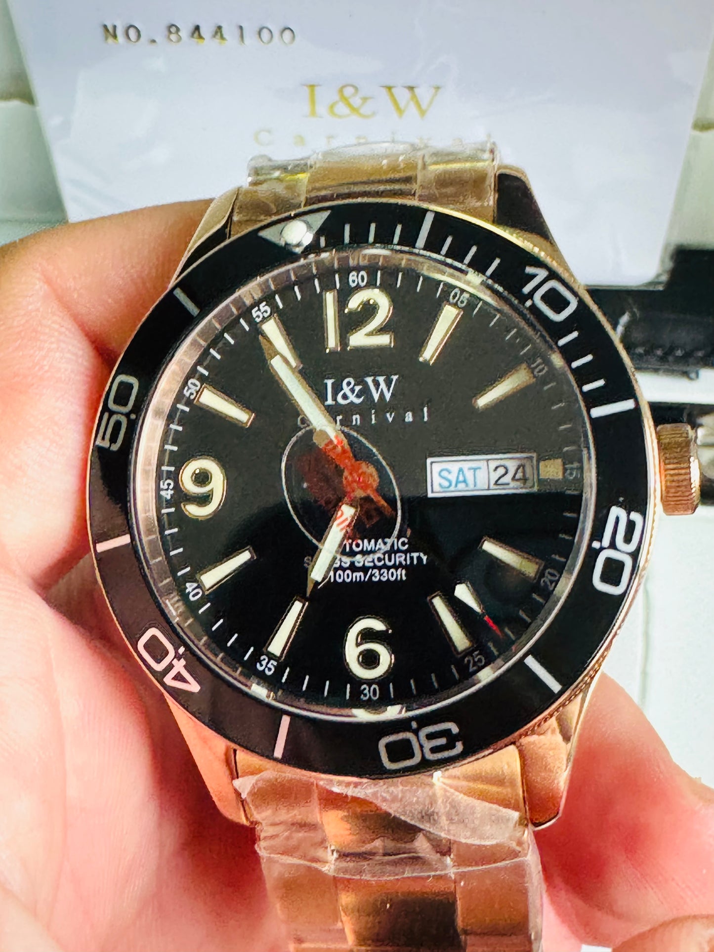 ESPECTACULAR RELOJ AUTOMÁTICO MECÁNICO PARA BUCEO 100 M.-CRISTAL ZAFIRO-LUMINOSO-ALTA CALIDAD-SHARK SERIES DIVING WATCH