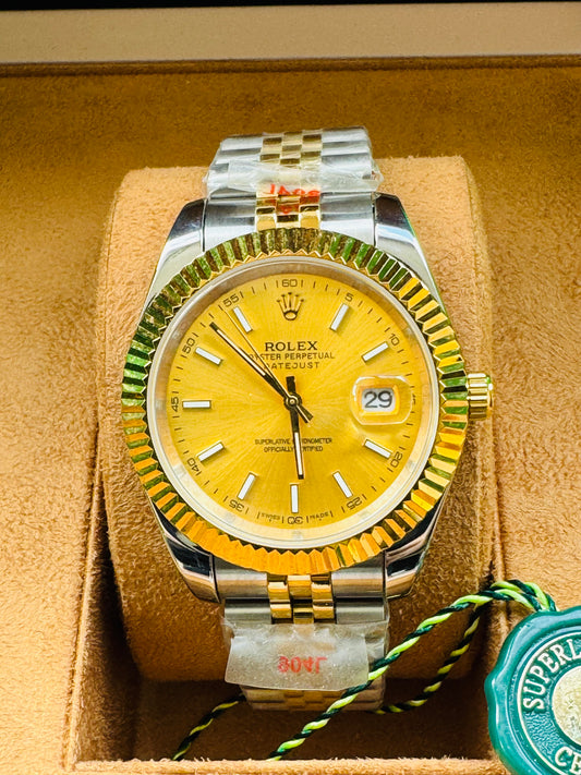 ELEGANTE RELOJ AUTOMÁTICO DATE JUST-OYSTER PERPETUAL ATEMPORAL