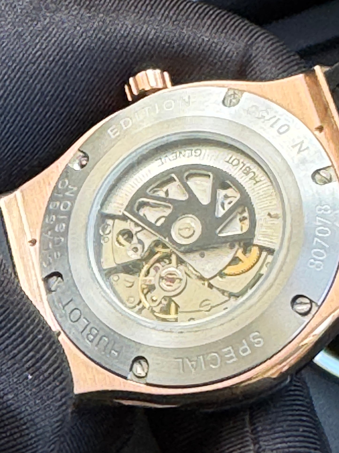 ELEGANTE Y SOFISTICADO DISEÑO RELOJ AUTOMÁTICO MECÁNICO HUBLOT EDICIÓN ESPECIAL CLÁSSIC FUSION!