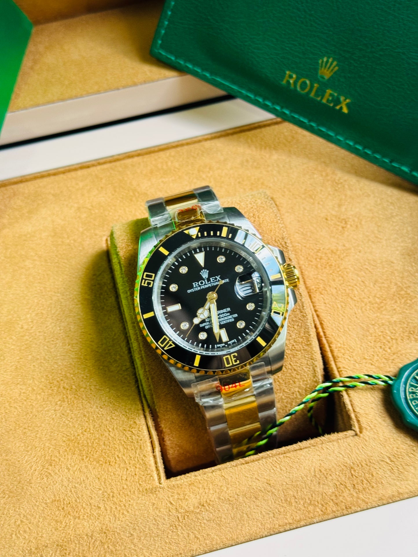 ATEMPORAL ROLEX OYSTER PERPETUAL DATE- CALIDAD Y DISTINCIÓN- FECHADOR - LUMINOSO- CRISTAL ZAFIRO- JOYAS 💎 ETC