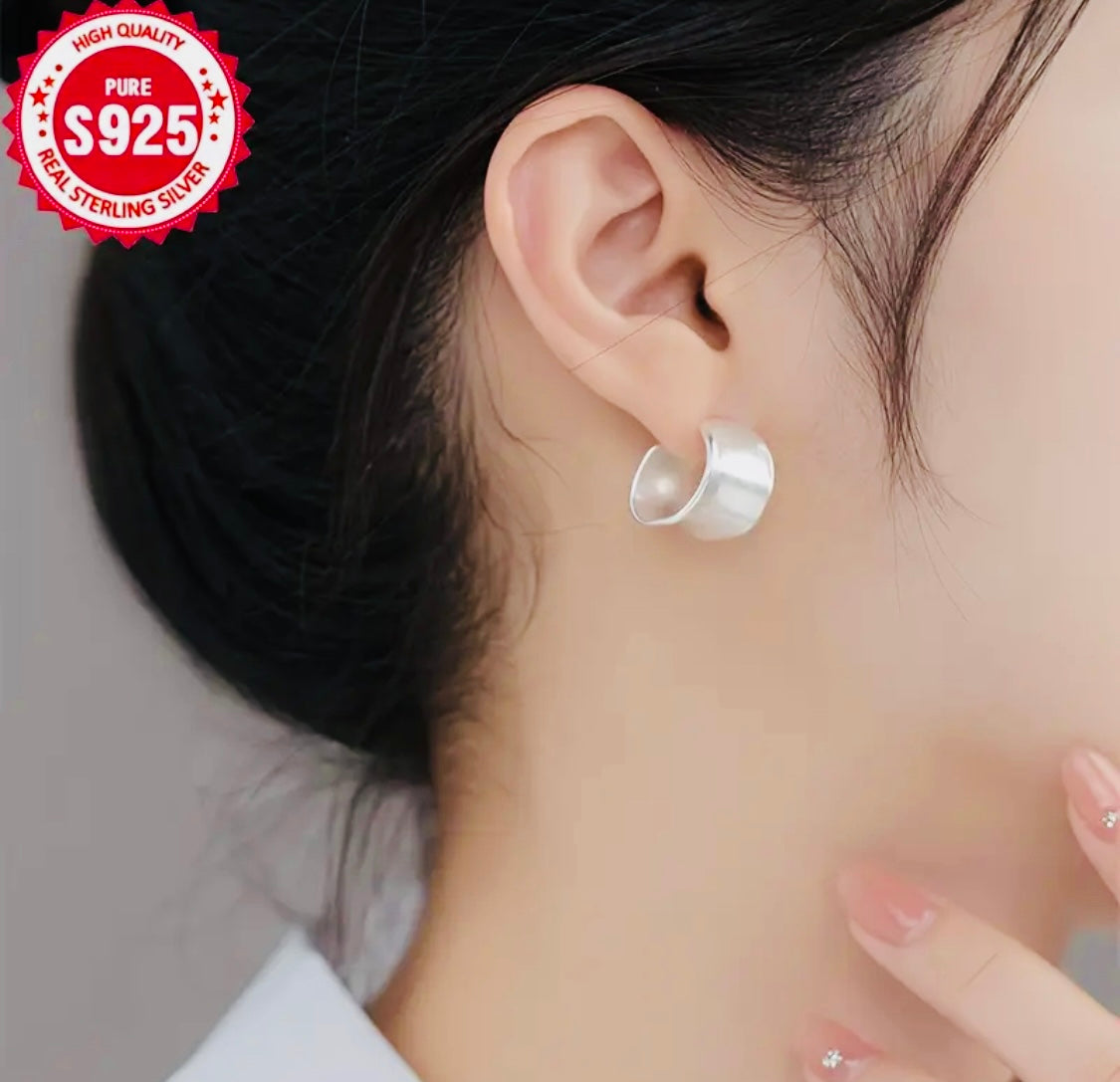 Elegantes Pendientes de Plata .925 Hipoalergenicos! Ideales para Regalo 🎁
