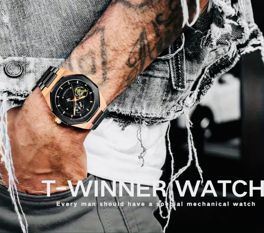Elegante Reloj Automático Mecanico Skeleton 💯% Original Acero Inoxidable Excelentes Acabados y Gran Calidad
