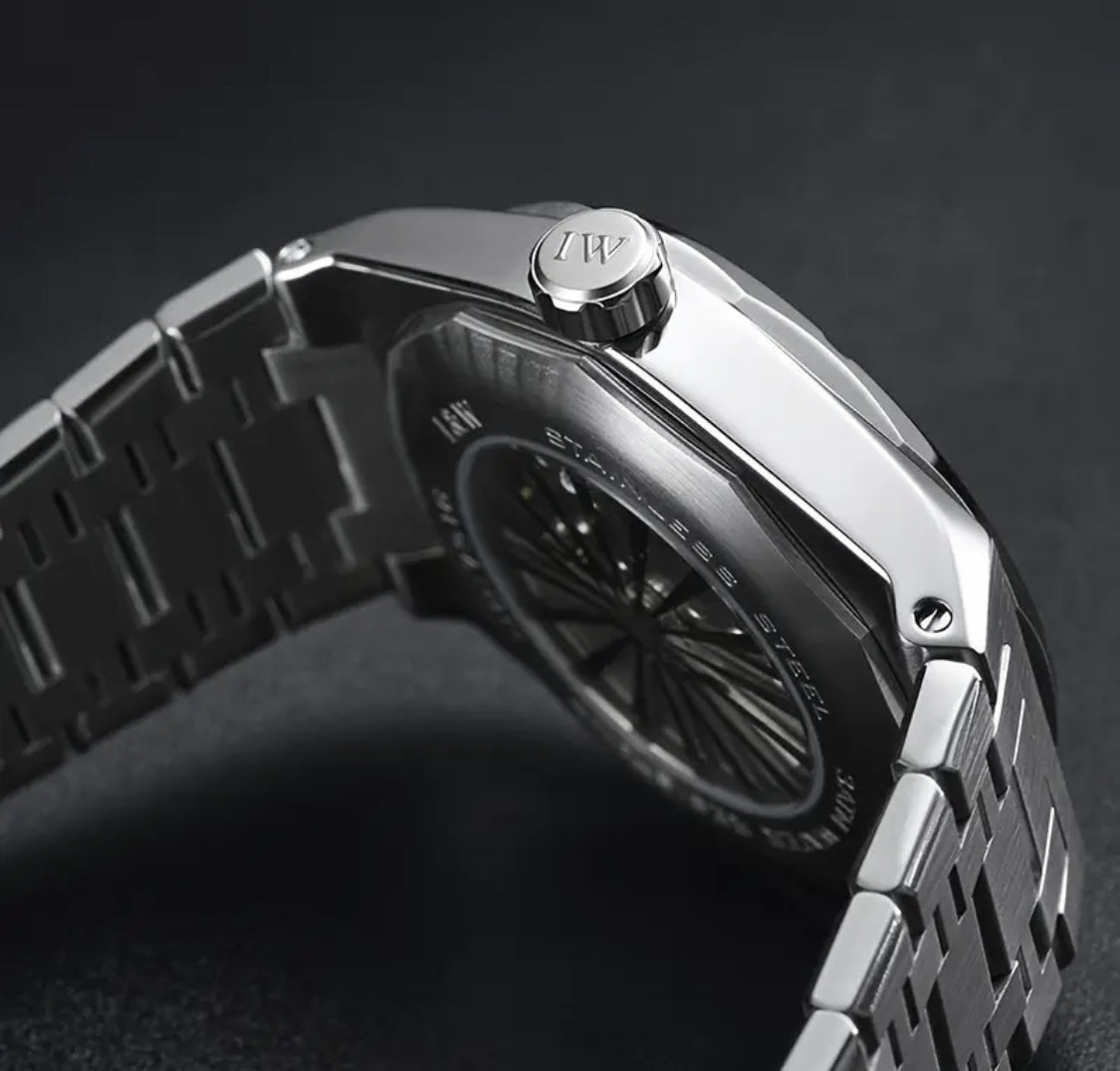 IMPRESIONANTE RELOJ AUTOMÁTICO MECÁNICO I & W CARNIVAL 💯% ORIGINAL