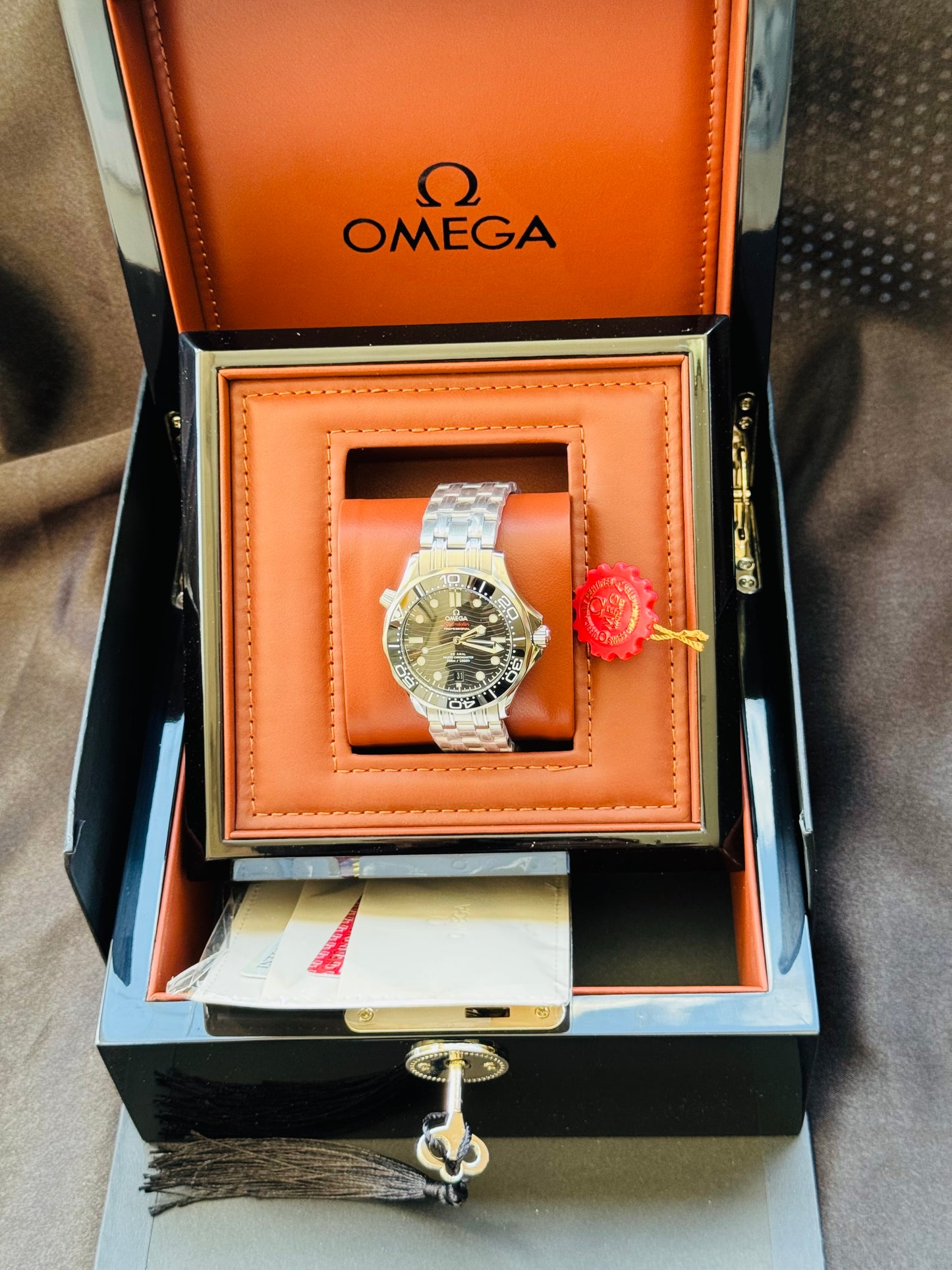 HERMOSO RELOJ AUTOMÁTICO OMEGA SEAMASTER ELEGANTE Y CASUAL!!!