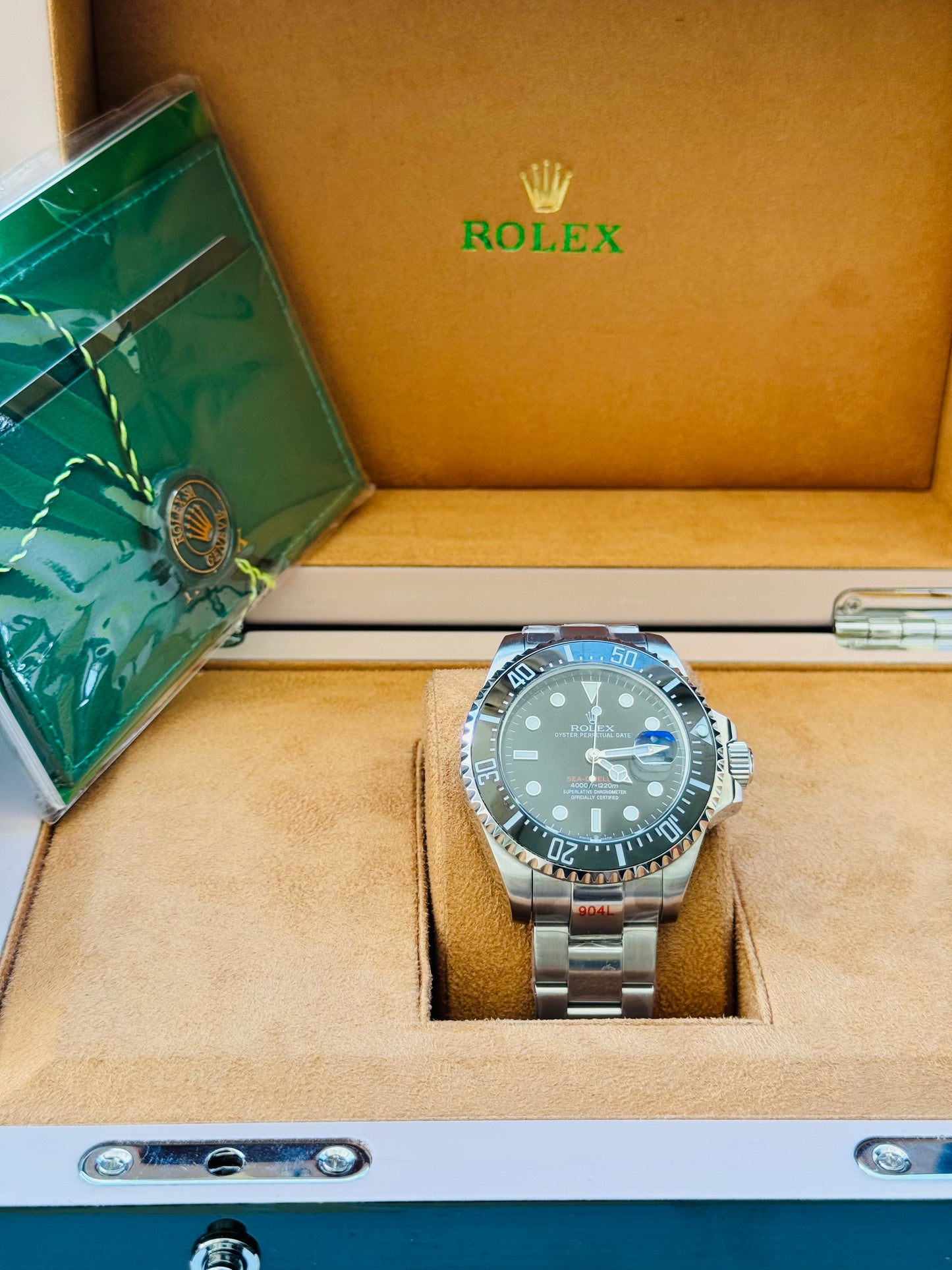 ESPECTACULAR RELOJ ROLEX AUTOMÁTICO SEADWELLER VÁLVULA DE ESCAPE 💨 HERMOSO!!!
