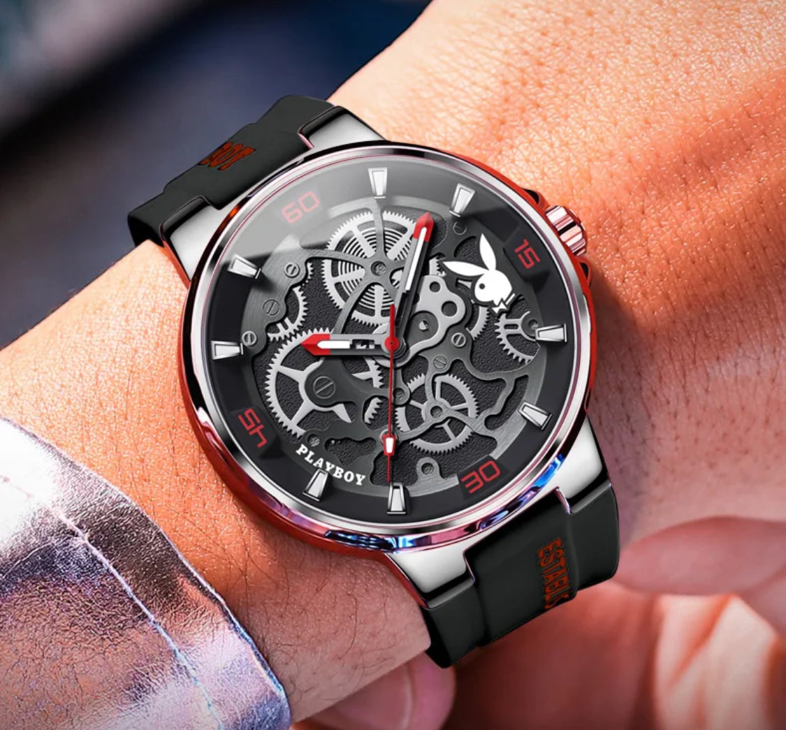 PLAYBOY-Reloj de pulsera luminoso para hombre, cronógrafo de cuarzo, informal, resistente al agua, de lujo, de alta calidad 💯% Original 

información por WhatsApp 99 81 92 84 65
Nota: No se hacen Envíos 🚚 
Ventas solo en Cancún 
Nuestro Lema: No somos N