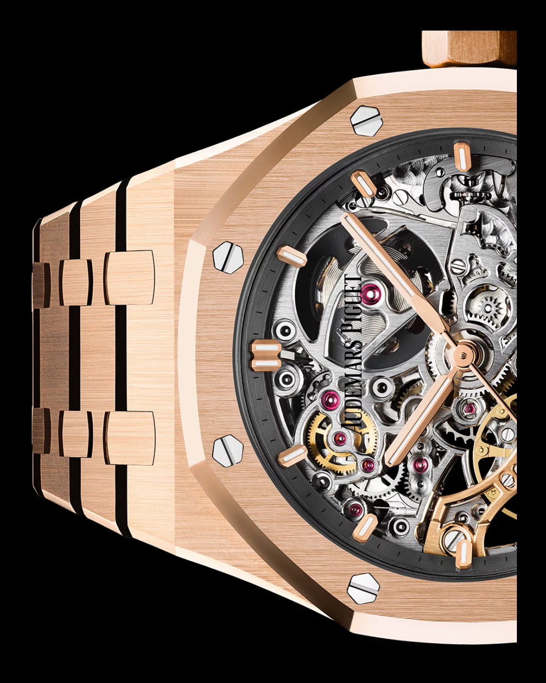 IMPRESIONANTE RELOJ AUTOMÁTICO MECÁNICO AP SKELETON TOURBILLON MÁXIMA CALIDAD 12-A