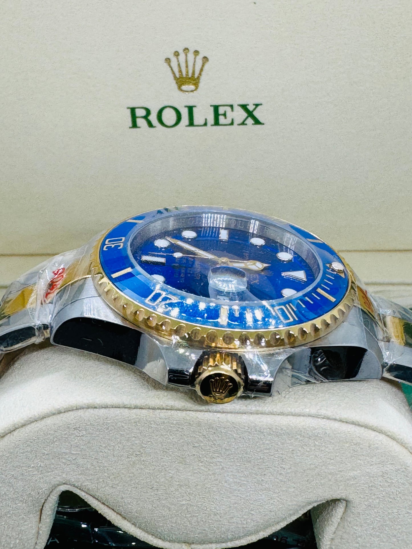 HERMOSO RELOJ AUTOMÁTICO MECÁNICO SUBMARINER OYSTER PERPETUAL DATE! BLUEASY! ;) MUY DESEADO MODELO! LUMINOSO-FECHADOR-ETCÉTERA