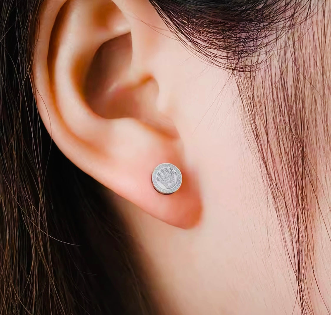 Distinguidos Aretes de Alta Gama Tipo Ro-lex Hipoalergenicos