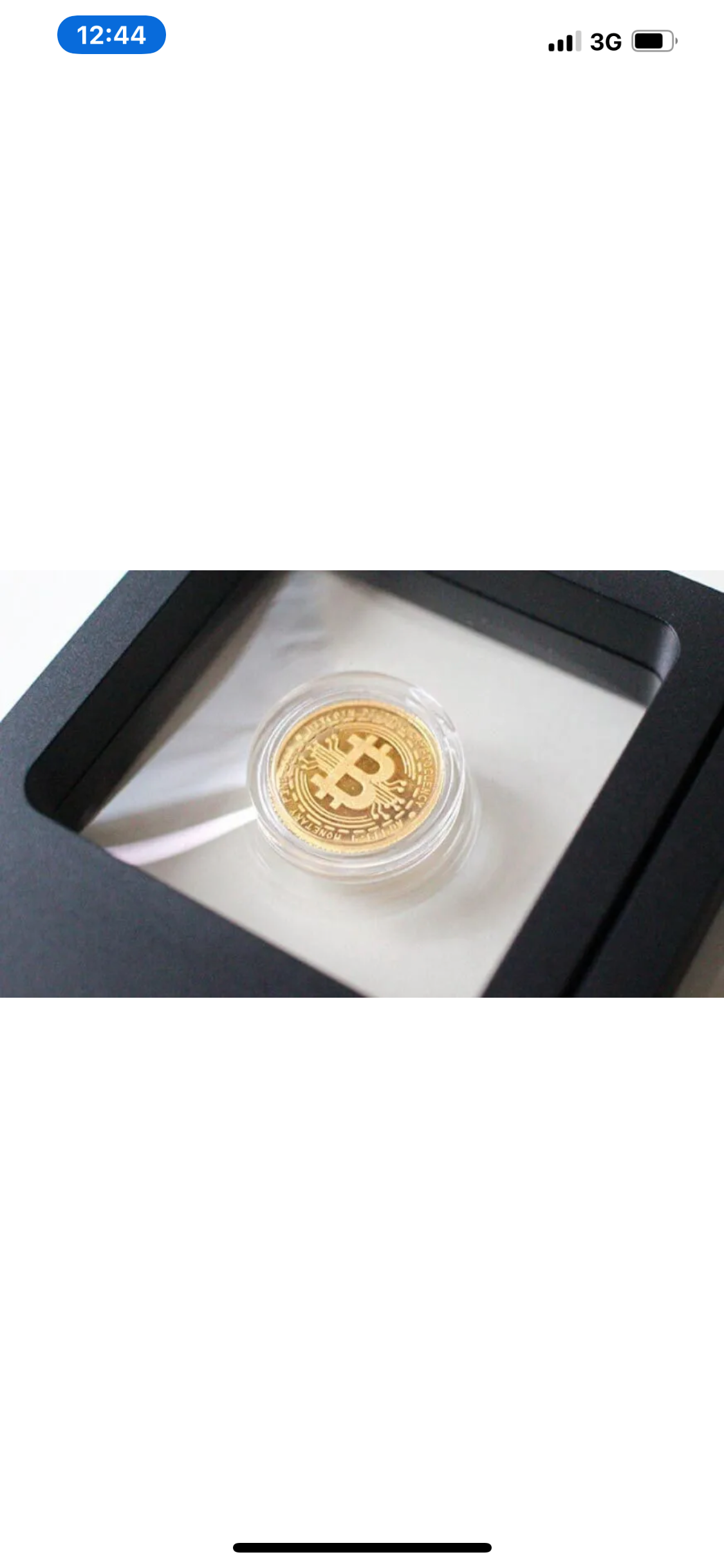 Increíble y Único Bitcoin de Oro Puro 24k. Sin Aleaciones Creado por Famoso Artista Gemólogo Sur Koreano en su Laboratorio!