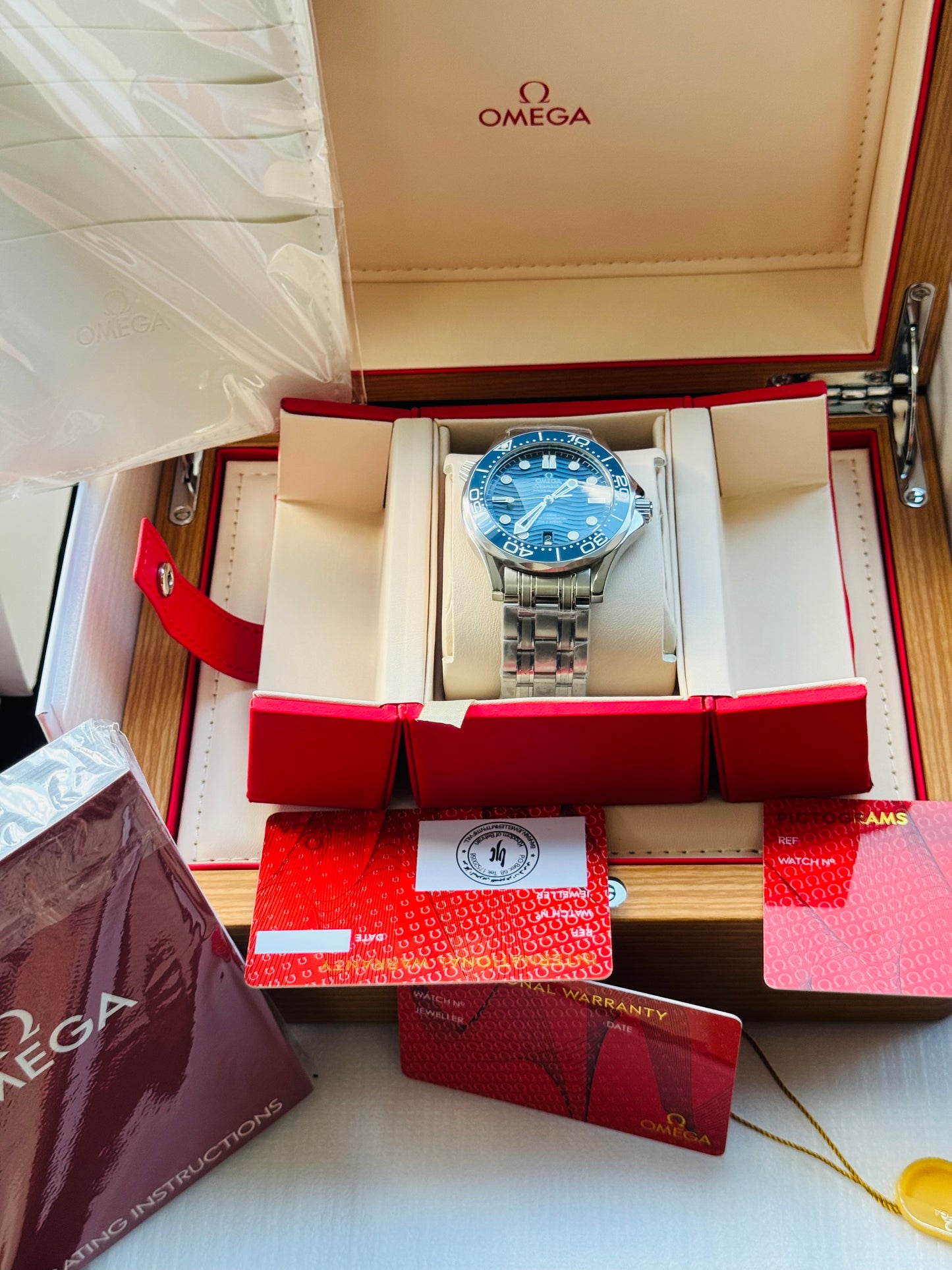 HERMOSO RELOJ OMEGA SEA MASTER AUTOMÁTICO ELEGANTE Y CASUAL!