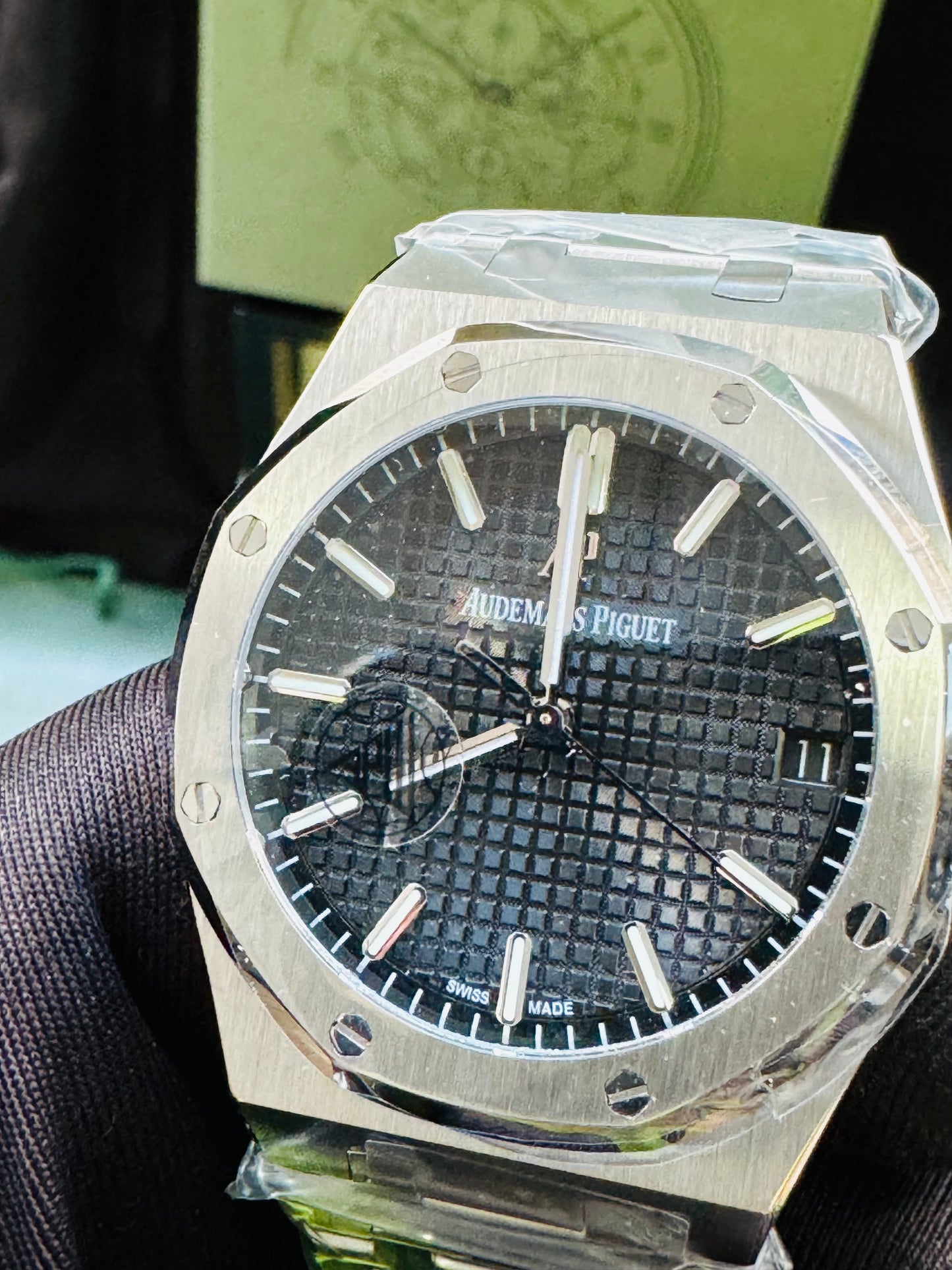 MÁXIMO LUJO IMPONENTE RELOJ AUTOMÁTICO AUDEMARS PIGUET ROYAL OAK SPECIAL EDITION!