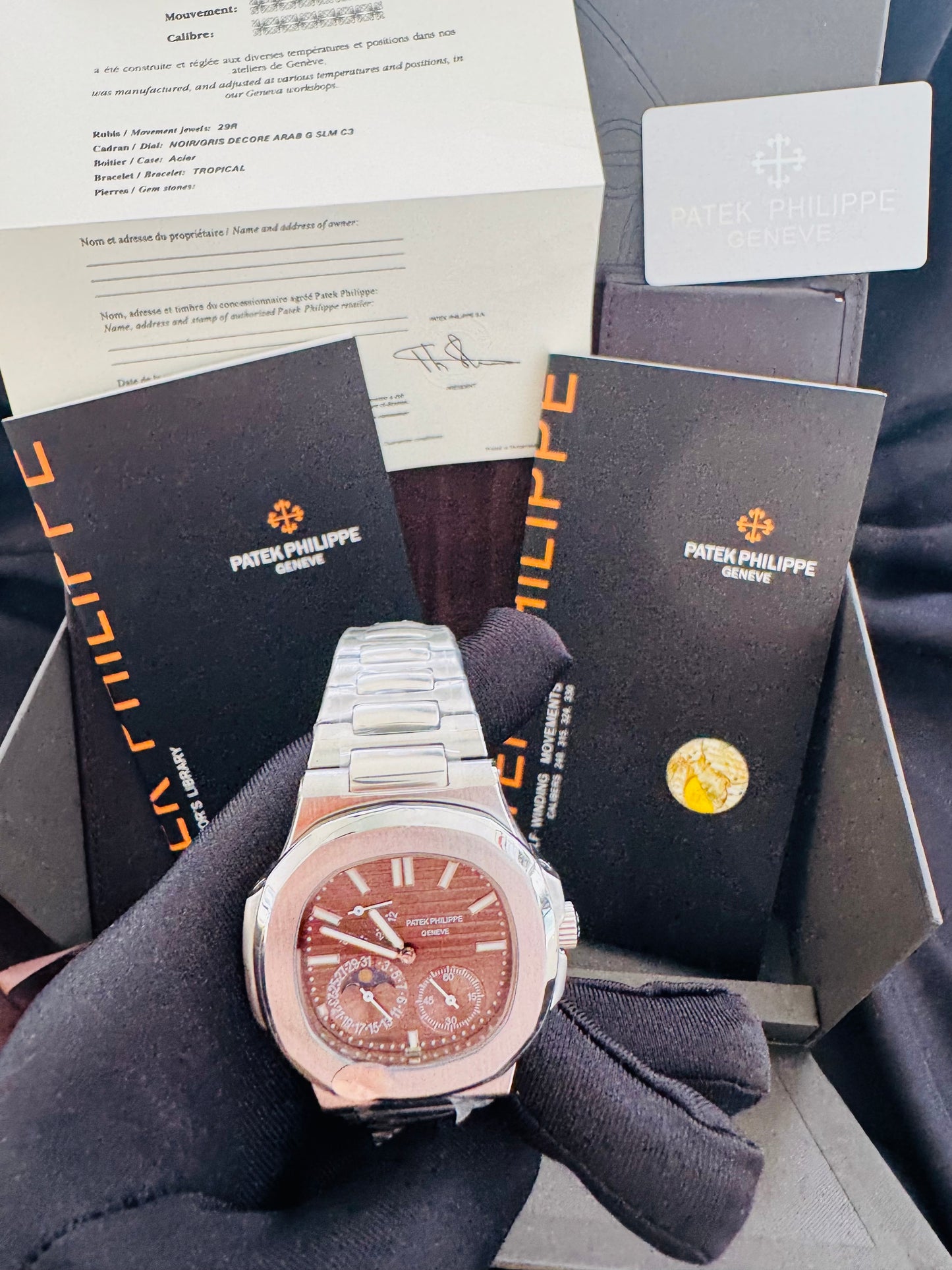 Último modelo Patek Philipe Espectacular Diseño y exclusividad múltiples complicaciones!!! 36 💎!!!