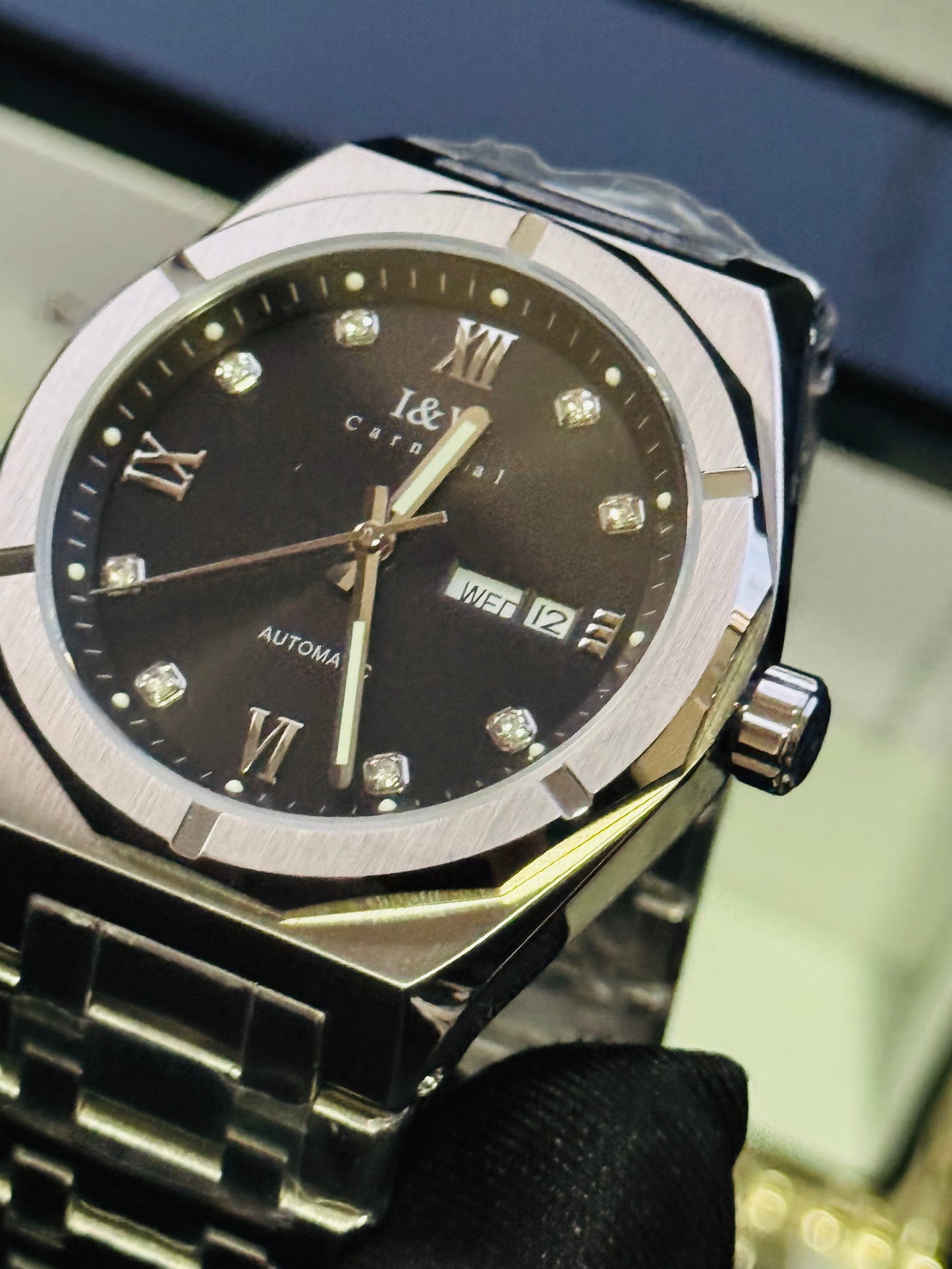 IMPRESIONANTE RELOJ AUTOMÁTICO MECÁNICO I & W CARNIVAL 💯% ORIGINAL
