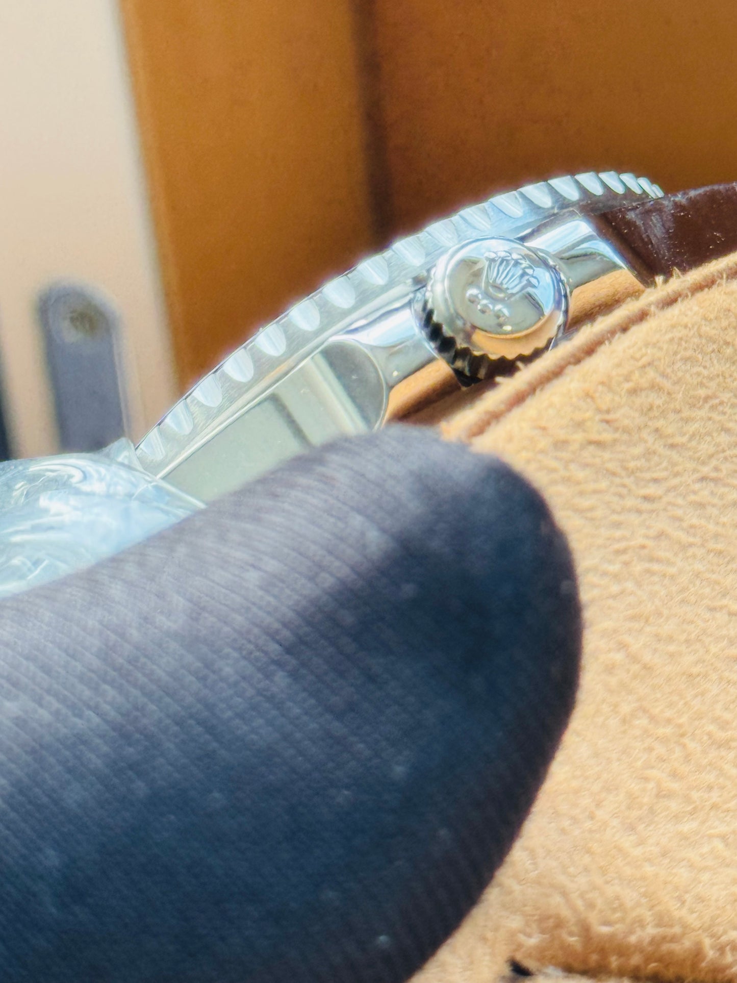 FAMOSO RELOJ AUTOMÁTICO MECÁNICO BRUCE WAYNE-GMT MASTER OYSTER PERPETUAL 2 ZONAS HORARIAS